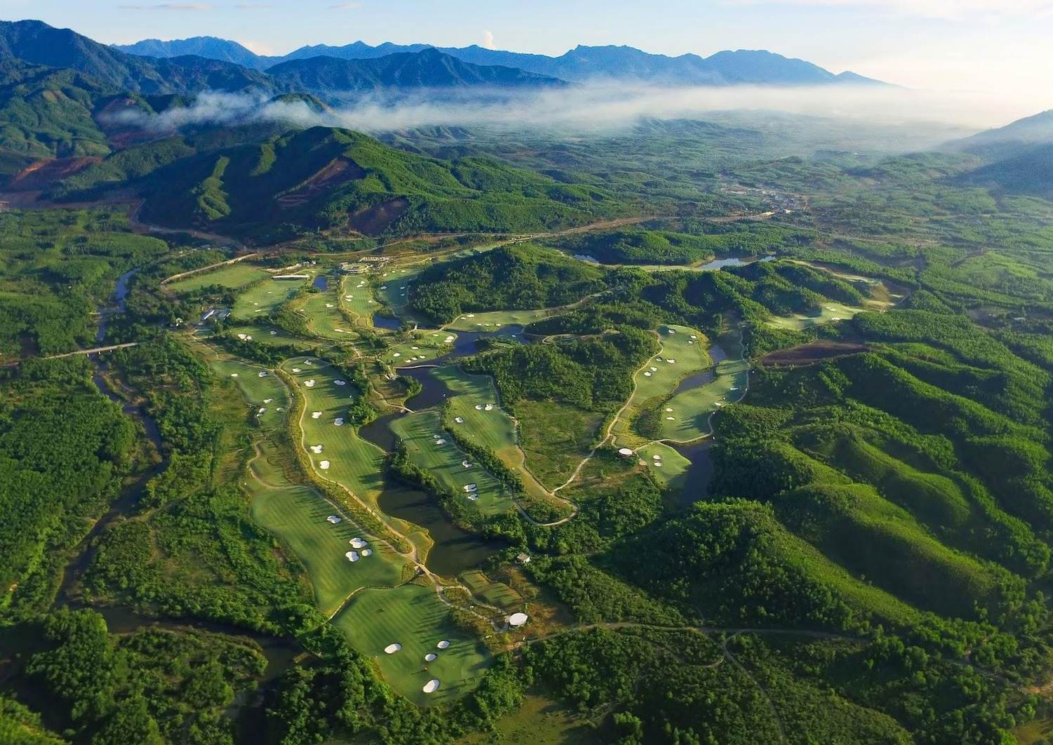 Ba Na Hills Golf Club, fairway in the hills above Danang, Vietnam