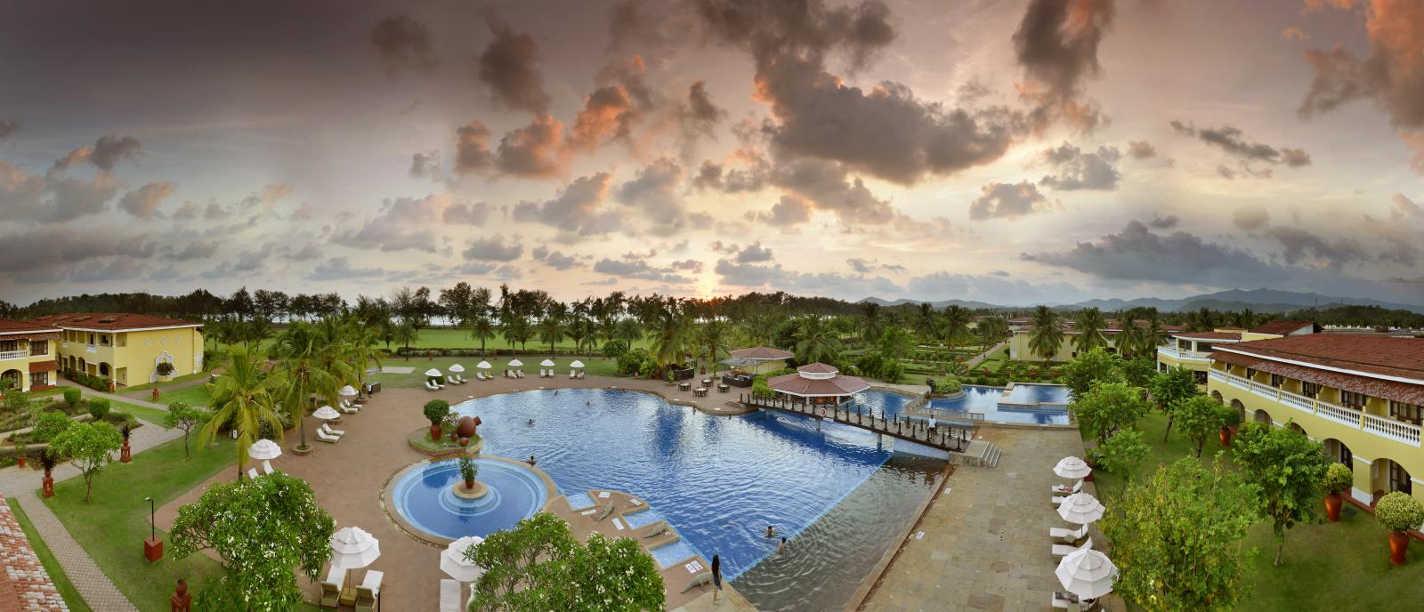 The Lalit Goa Golf Greens links course beside Raj Baga Beach, Canacona, Goa
