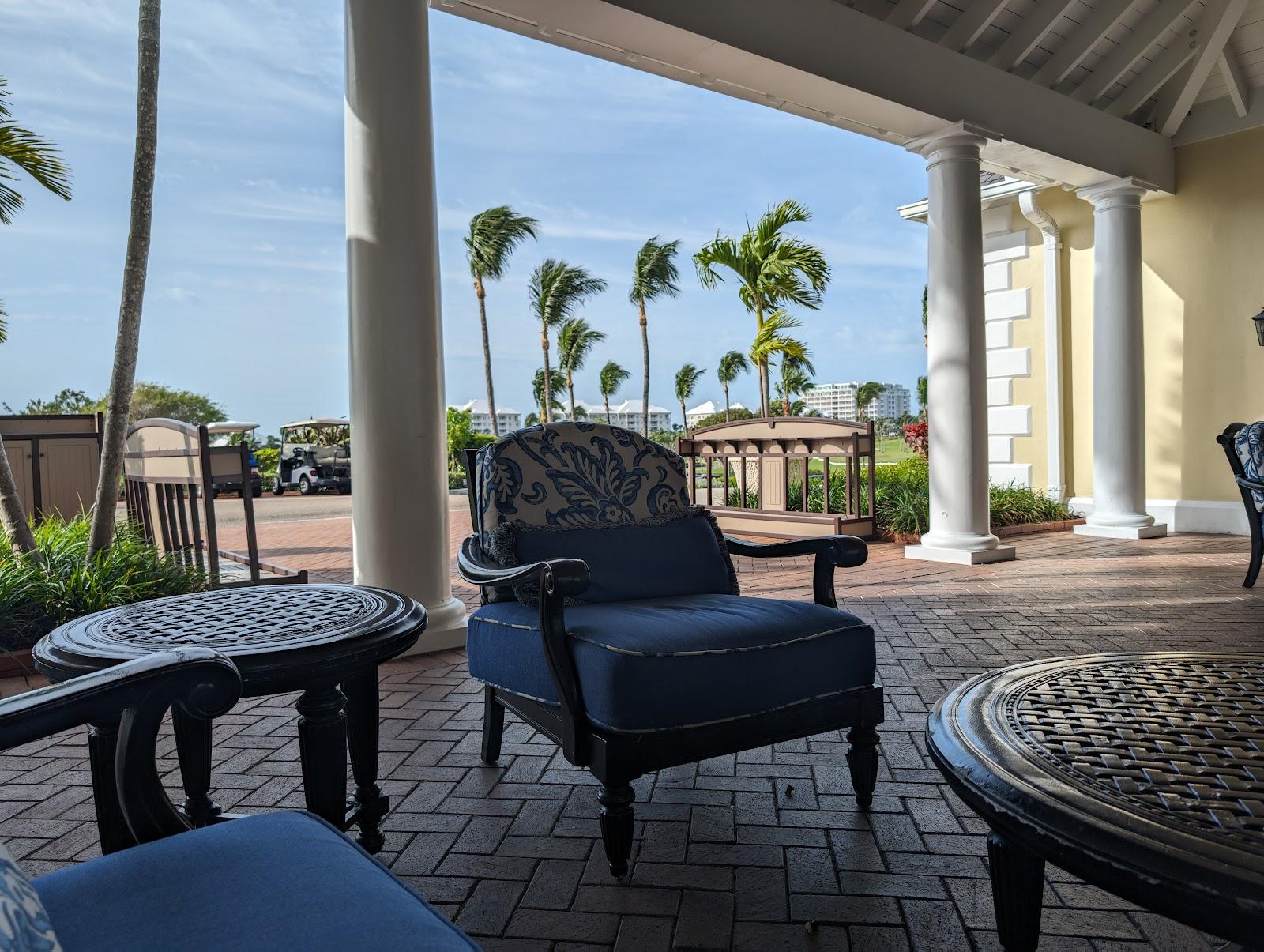 Ocean Club Golf Course on Paradise Island, The Bahamas, beside the Atlantic