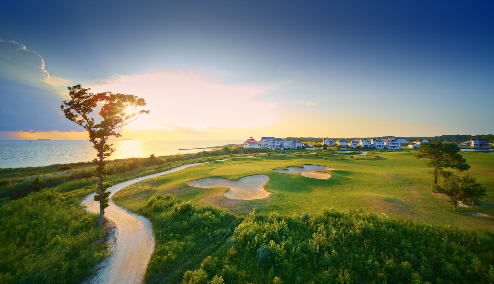 Bay Creek Resort, the Arnold Palmer course along the Chesapeake Bay near Virginia Beach, Virginia