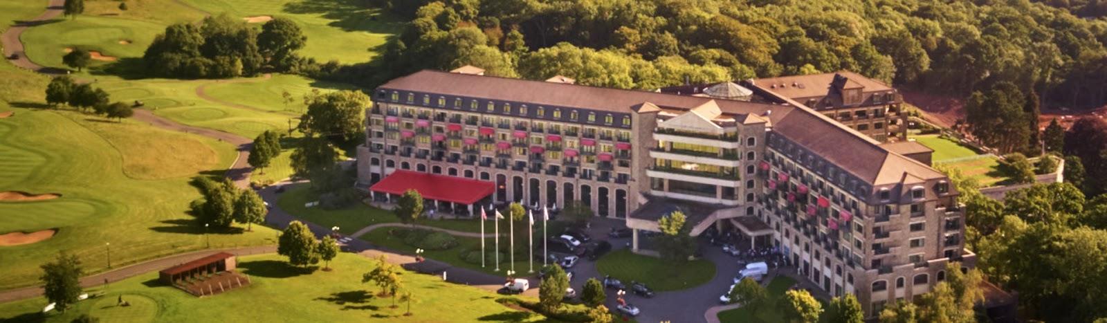 Celtic Manor Resort golf course in the Usk valley near Newport, Wales