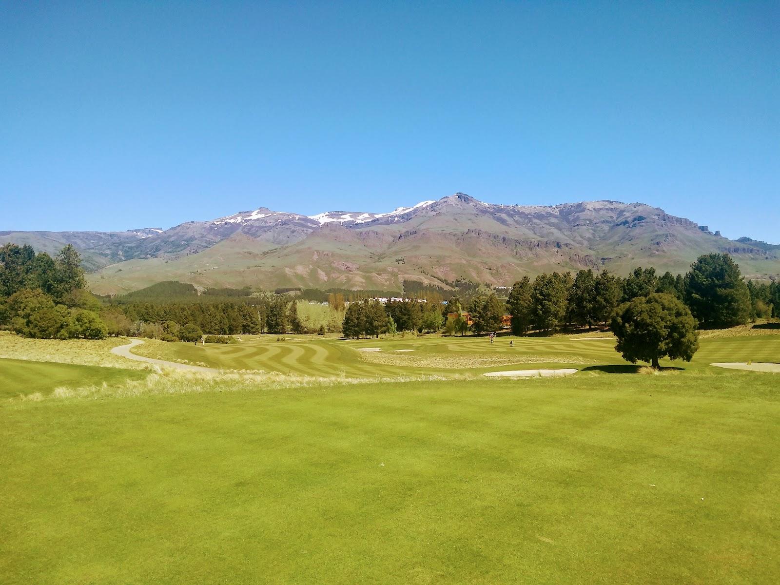 Chapelco Golf Club, Nicklaus course on the lakeshore below the Andes near San Martin de los Andes, Argentina