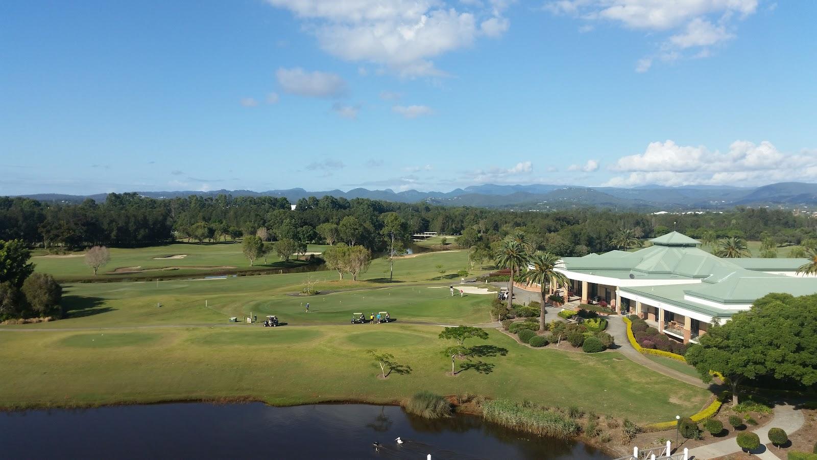 Lakelands Golf Club on the Gold Coast, a Jack Nicklaus Signature fairway among lakes and mounding in Merrimac, Queensland
