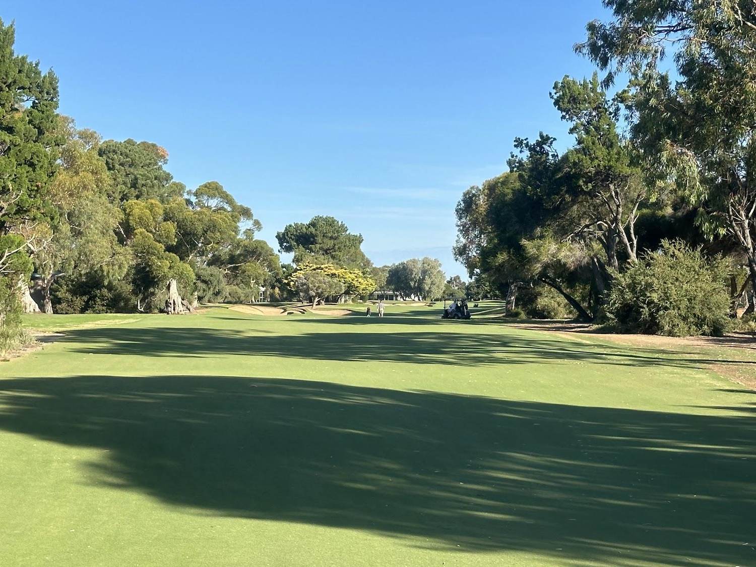 The Grange Golf Club West Course, fairway and shaped bunkering in Adelaide's western suburbs, host of LIV Golf Adelaide, South Australia, Australia