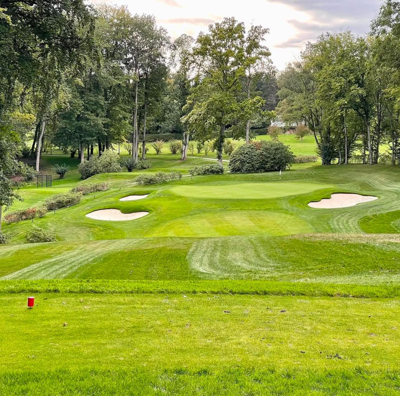 Royal Waterloo Golf Club, La Marache parkland fairway near Brussels, Belgium