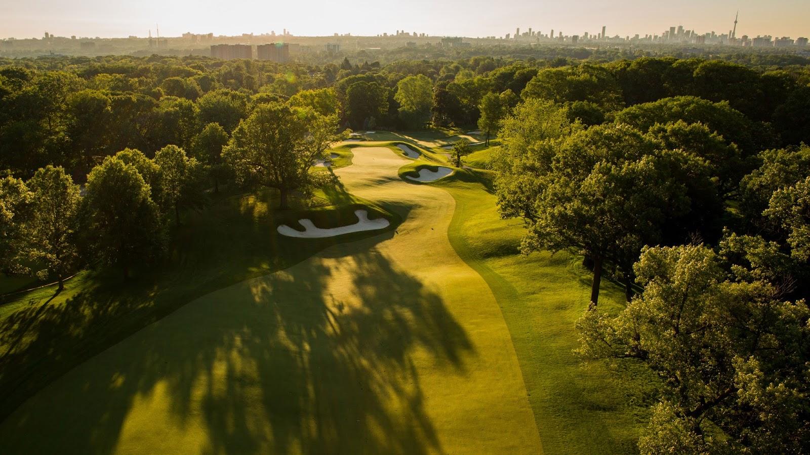 St George's Golf and Country Club, rolling parkland and deep bunkering in Etobicoke, Toronto, Canada