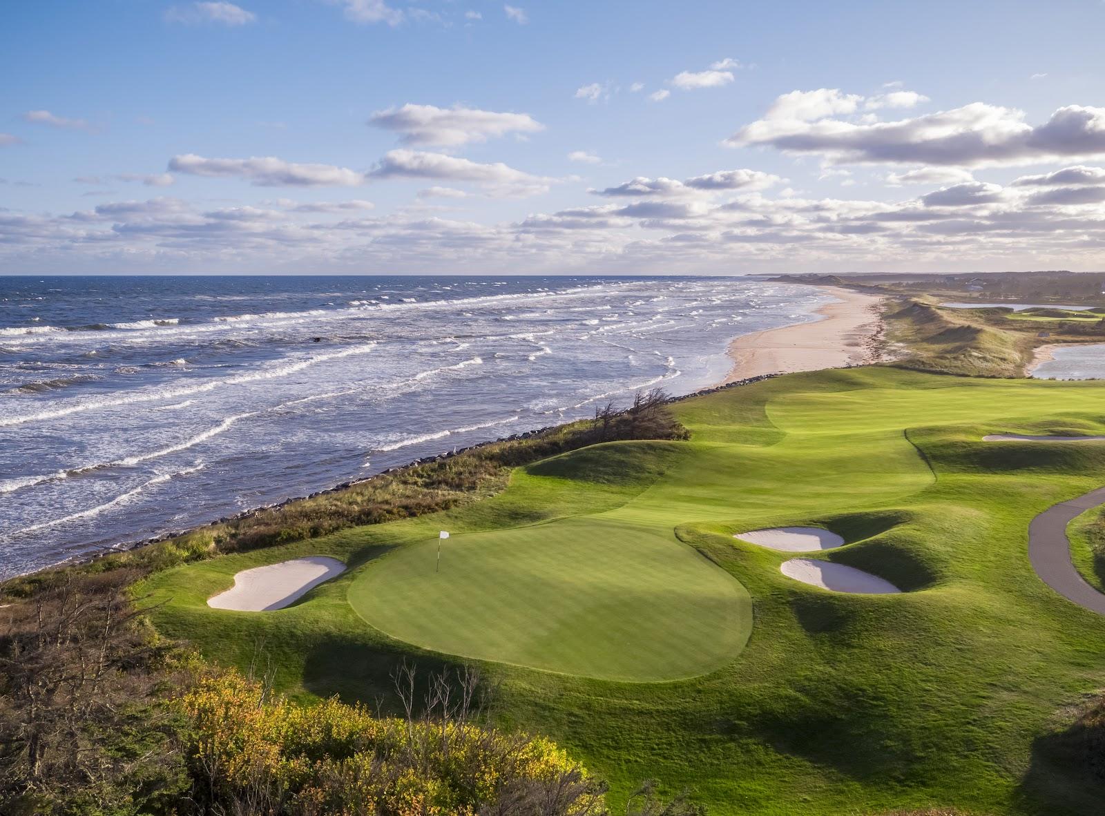 The Links at Crowbush Cove near Morell, a dune-framed seaside fairway on the Gulf of St. Lawrence, Prince Edward Island, Canada