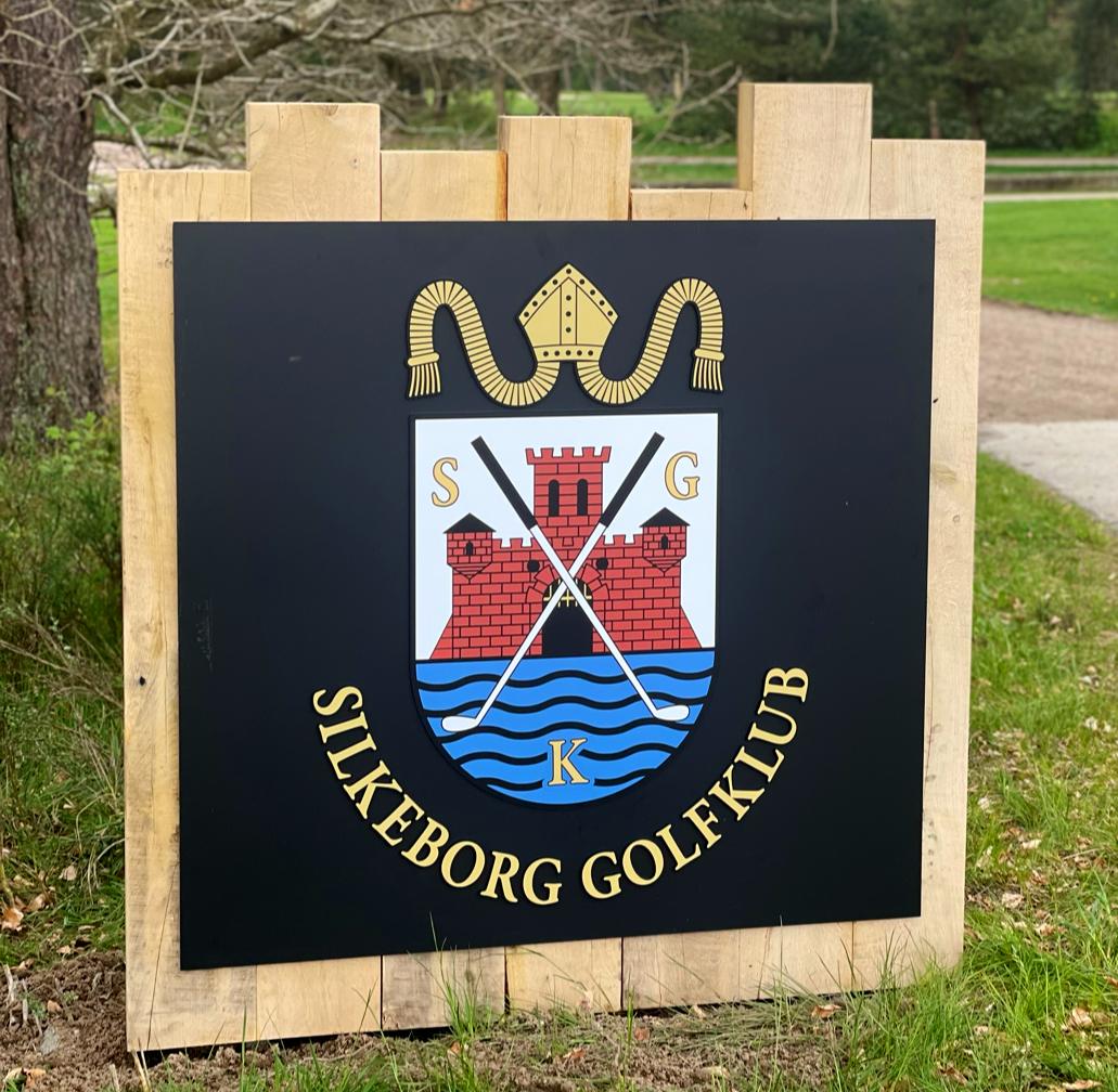 Silkeborg Ry Golf Club, forest framed fairway in the Lake District of central Jutland, Denmark