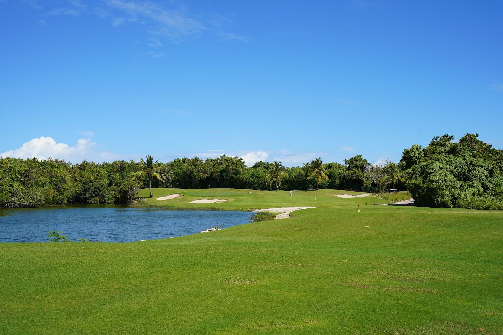 Hard Rock Golf Club at Cana Bay, paspalum fairway through Dominican jungle at Punta Cana