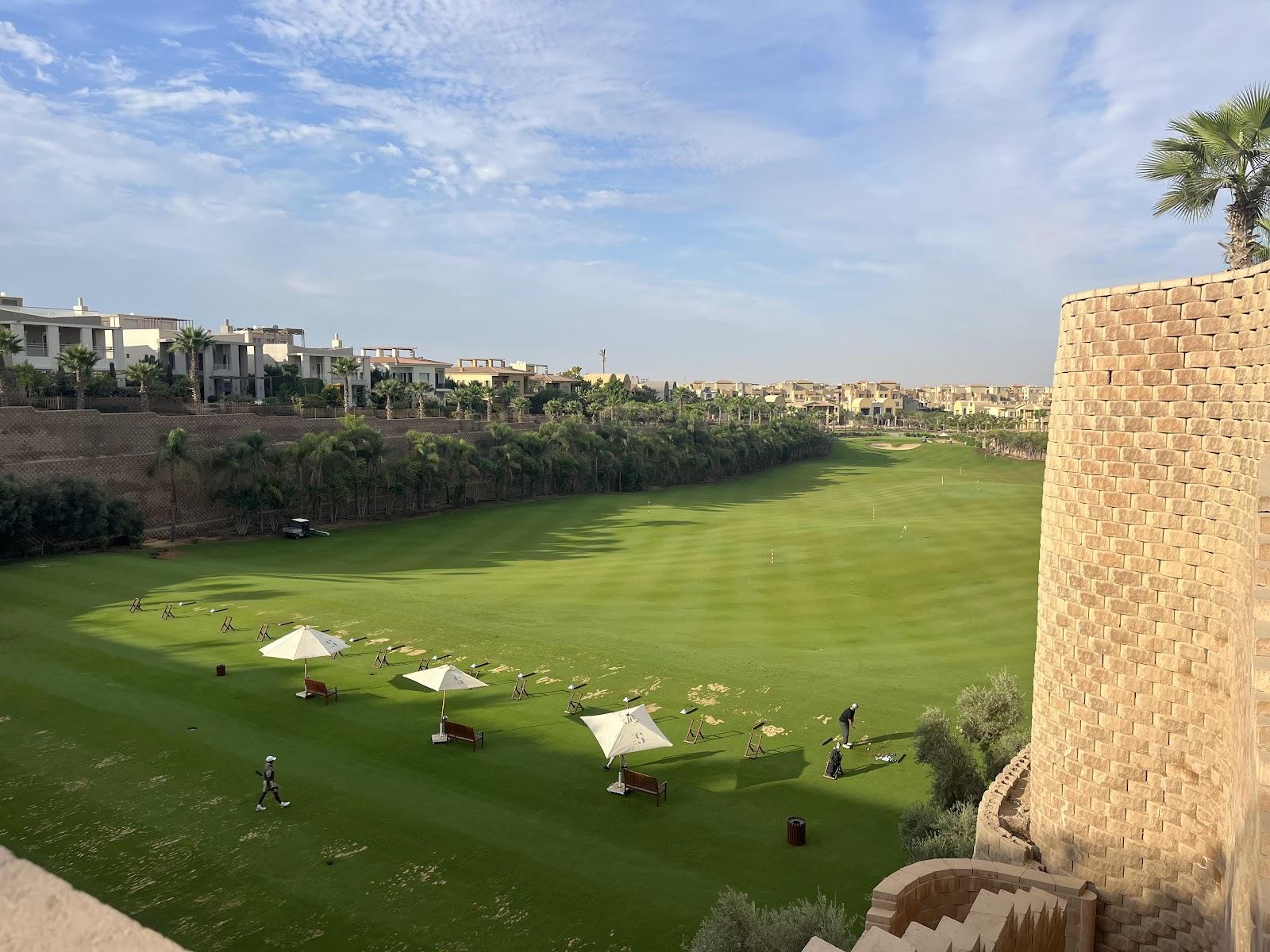The Allegria Golf Club, a Greg Norman Signature course in Sixth of October City on the western edge of Cairo, Egypt