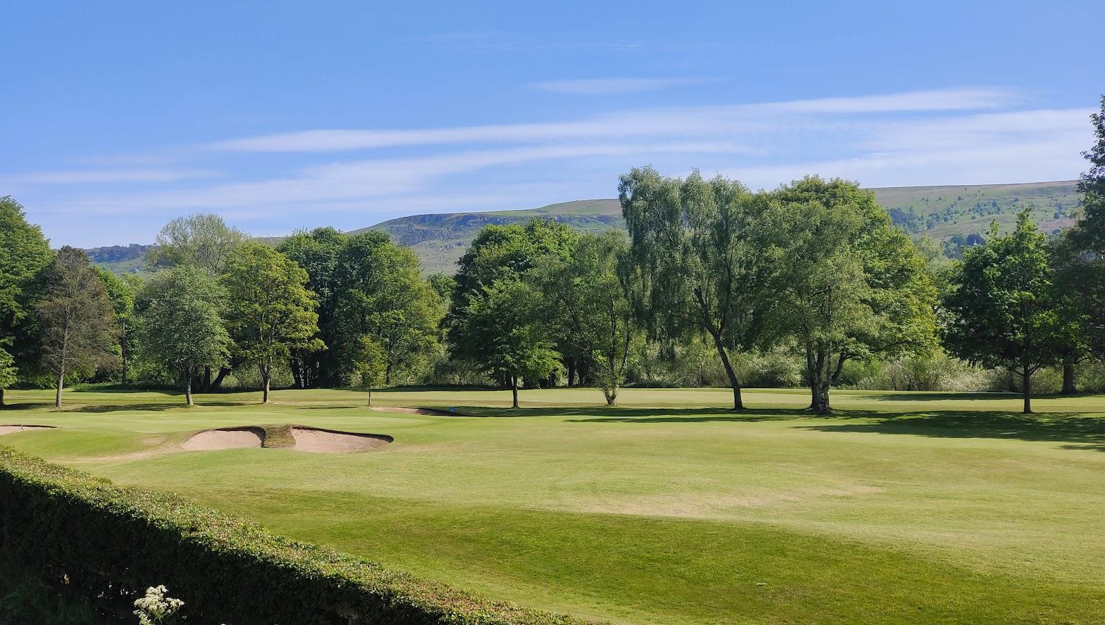 Ilkley Golf Club, parkland fairways along the River Wharfe beneath Ilkley Moor in West Yorkshire