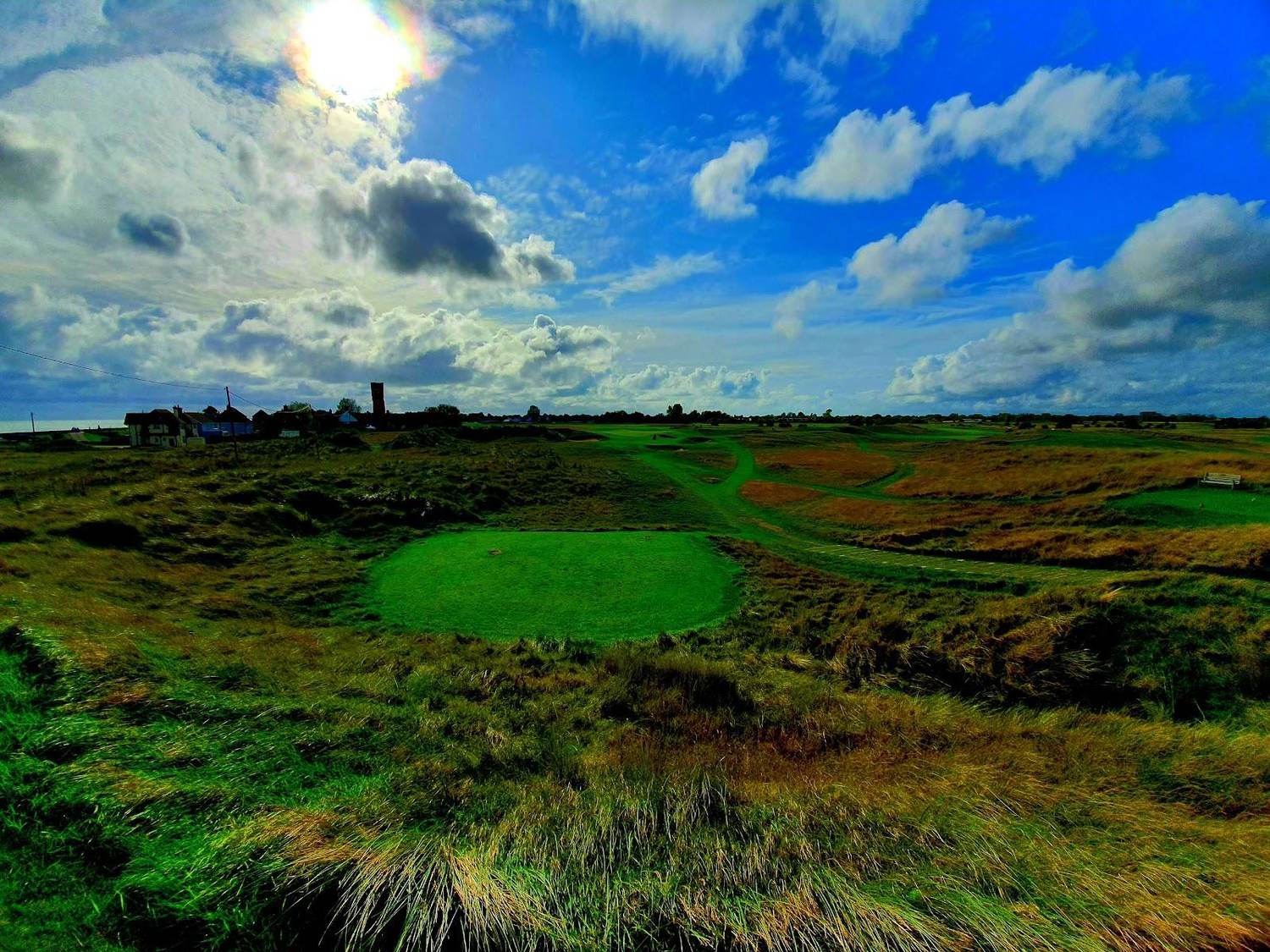 Littlestone Golf Club, classic links fairways and dunes on the Kent coast in England
