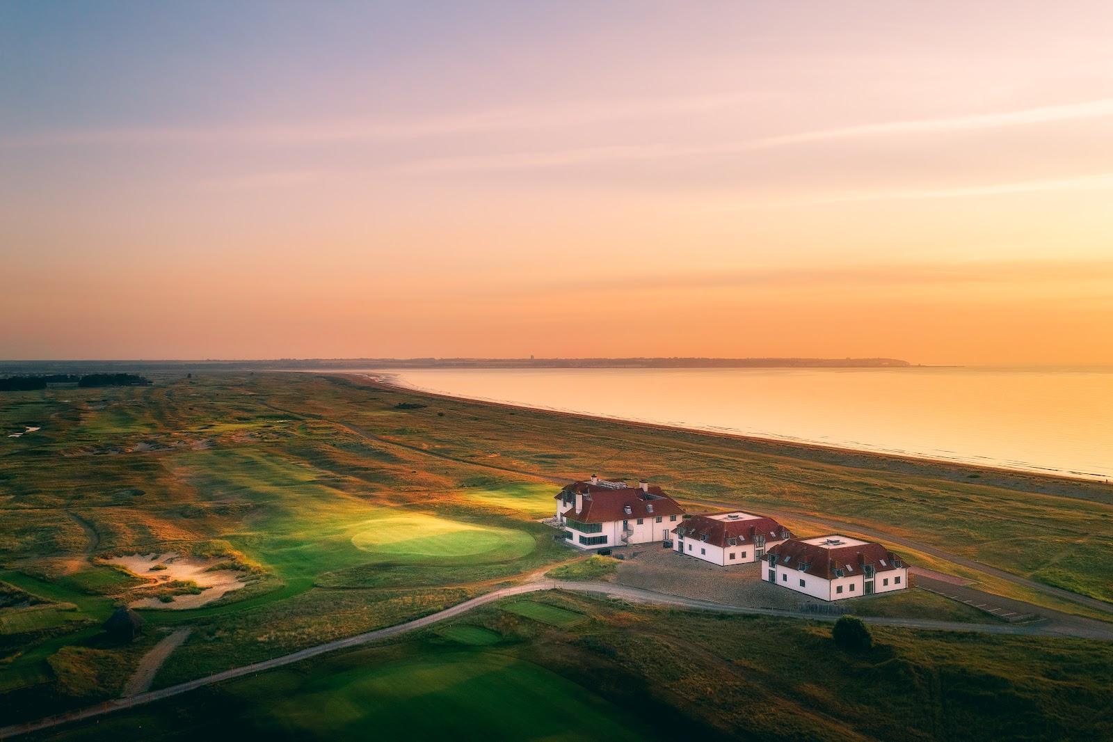 Prince's Golf Club, open links and dunes along Sandwich Bay, Kent, England