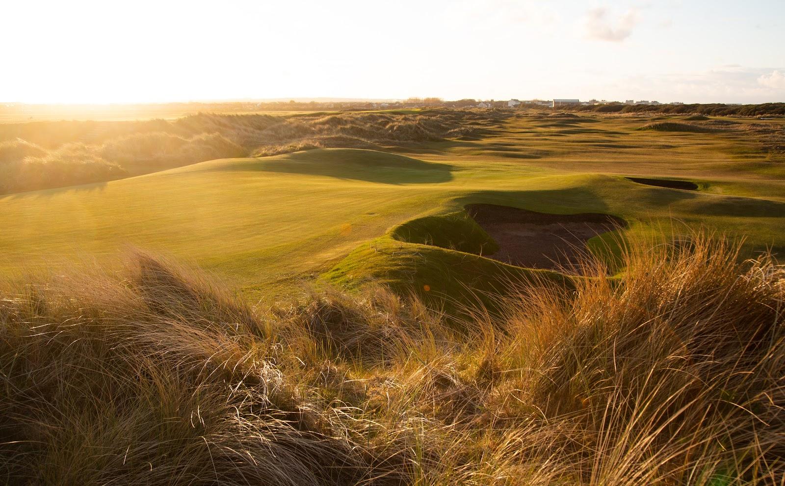 Seaton Carew Golf Club, links fairway through dunes and fescue on the County Durham coast
