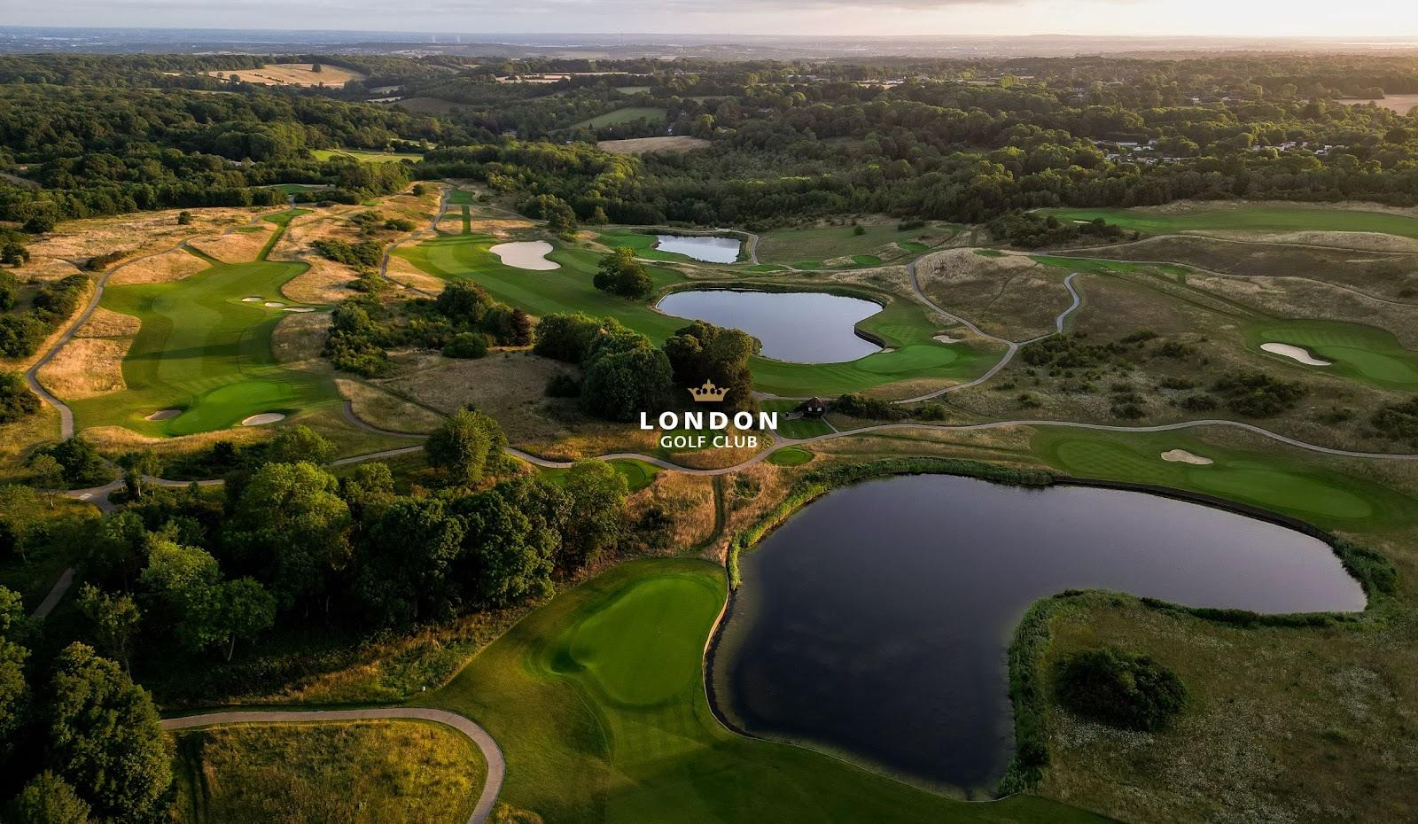 The London Club, Heritage Course, rolling parkland and bunkered fairways near West Kingsdown in Kent, England