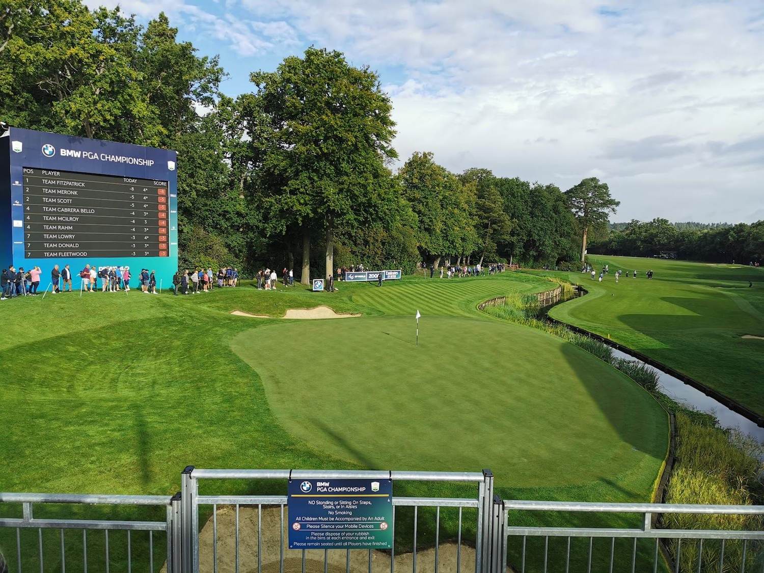 Wentworth Club West Course, tree lined heathland fairways at Virginia Water, Surrey, England