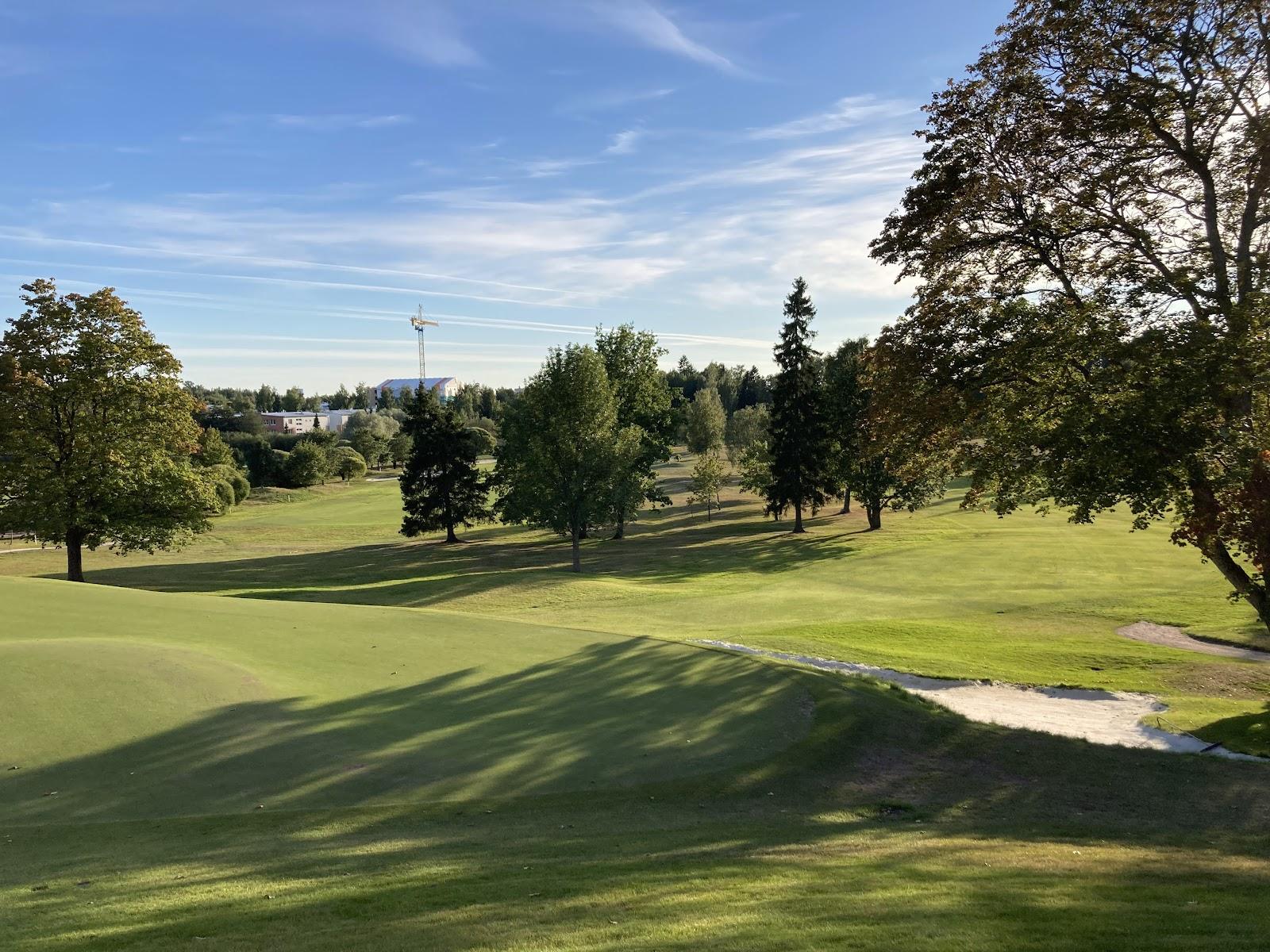 Helsinki Golf Club, parkland fairway at the old Tali manor, Finland