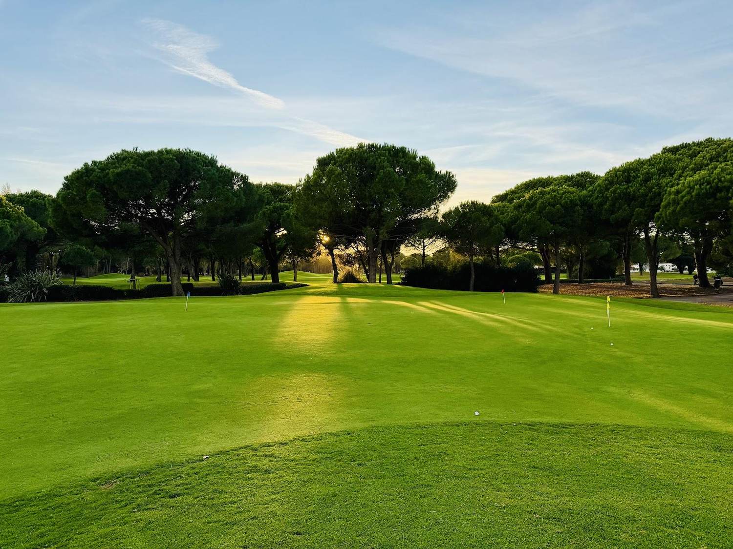 Golf de la Grande-Motte, fairway and lake on the edge of the Camargue in Herault, France