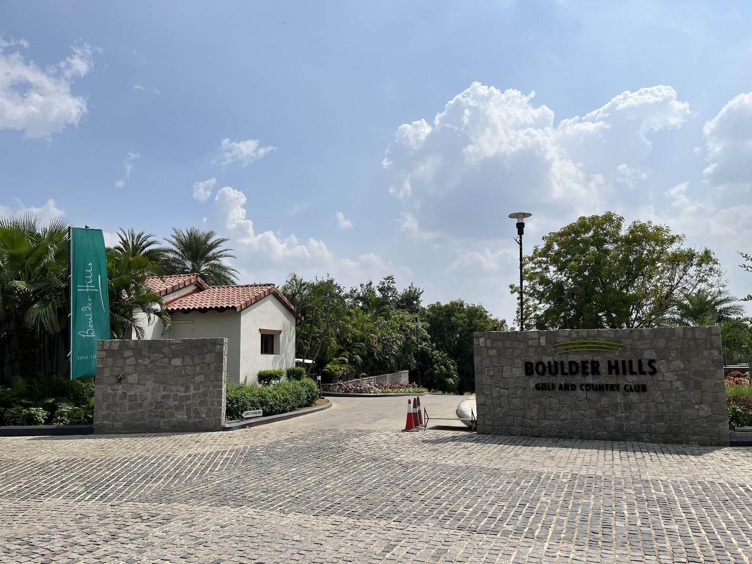 Boulder Hills Golf and Country Club, championship fairway among granite boulders near Hyderabad, India