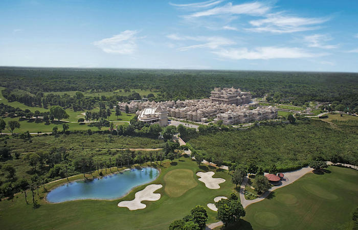 Classic Golf and Country Club, Jack Nicklaus Signature fairway in the Aravalli foothills near Gurugram, India