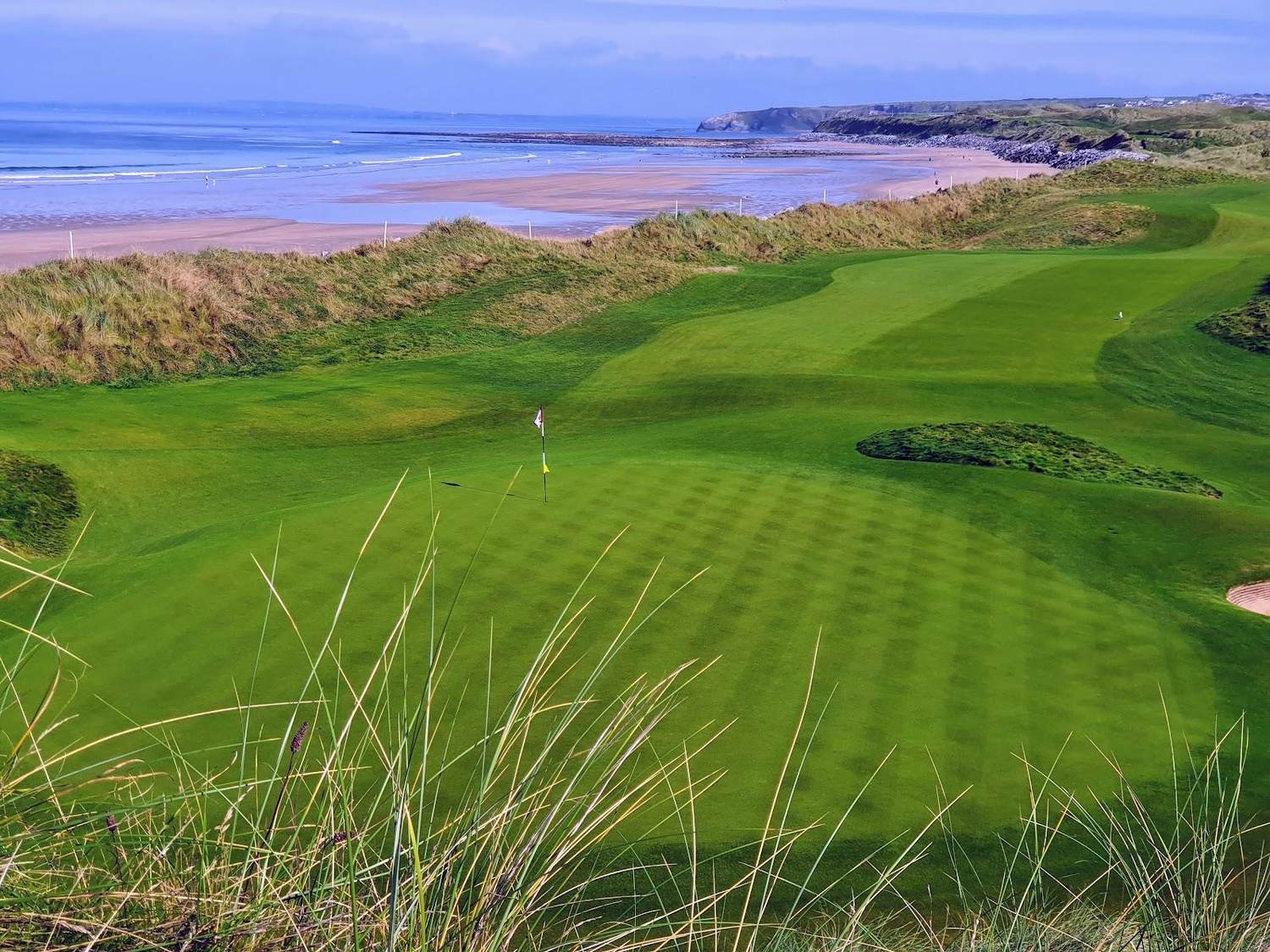 Ballybunion Old Course, towering links dunes above the Atlantic, County Kerry, Ireland
