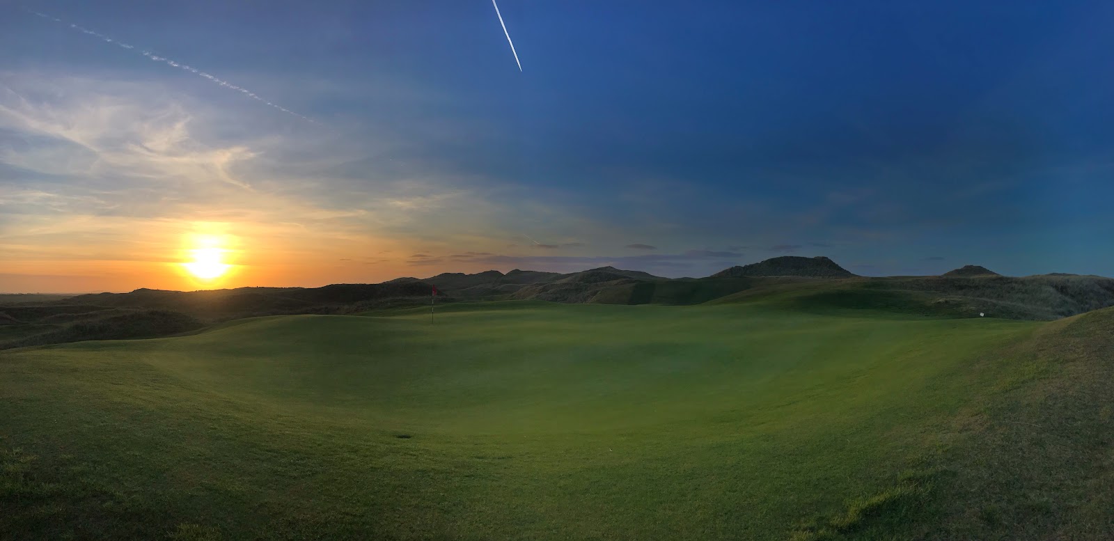 Carne Golf Links, towering natural sand dunes on the Belmullet peninsula, County Mayo, Ireland