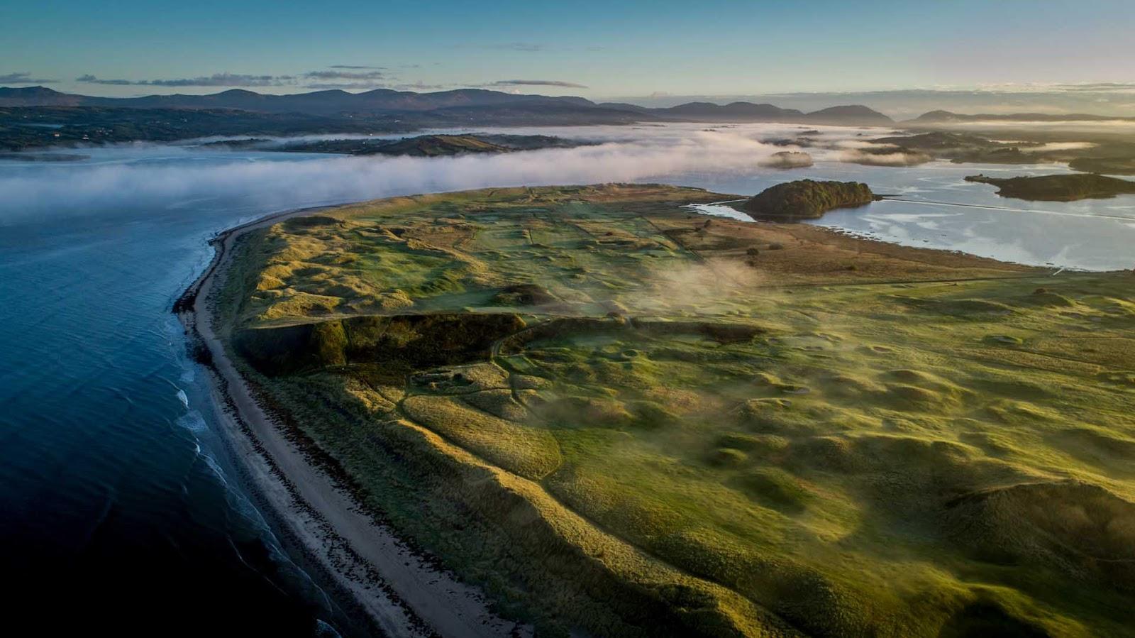 Donegal Golf Club at Murvagh, links dunes on the peninsula above Donegal Bay, Ireland