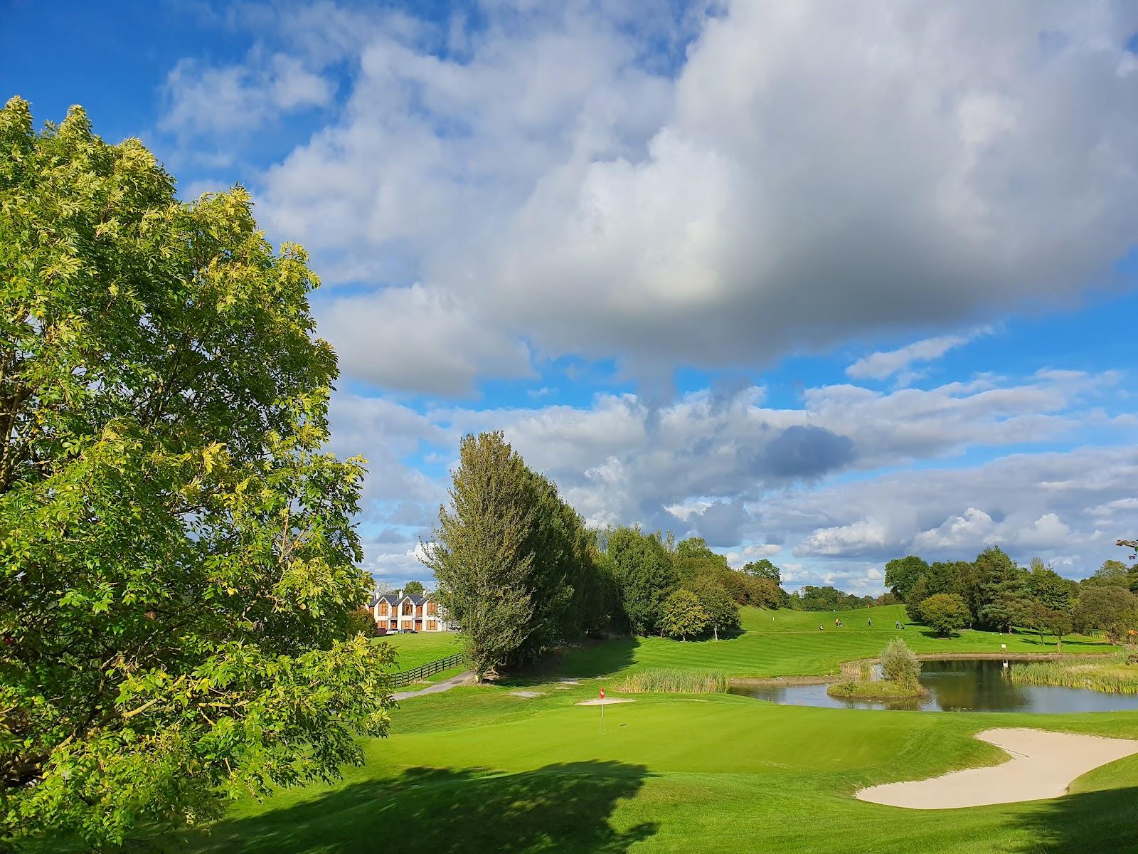 Esker Hills Golf Club, fairway running between glacial ridges near Tullamore, County Offaly, Ireland