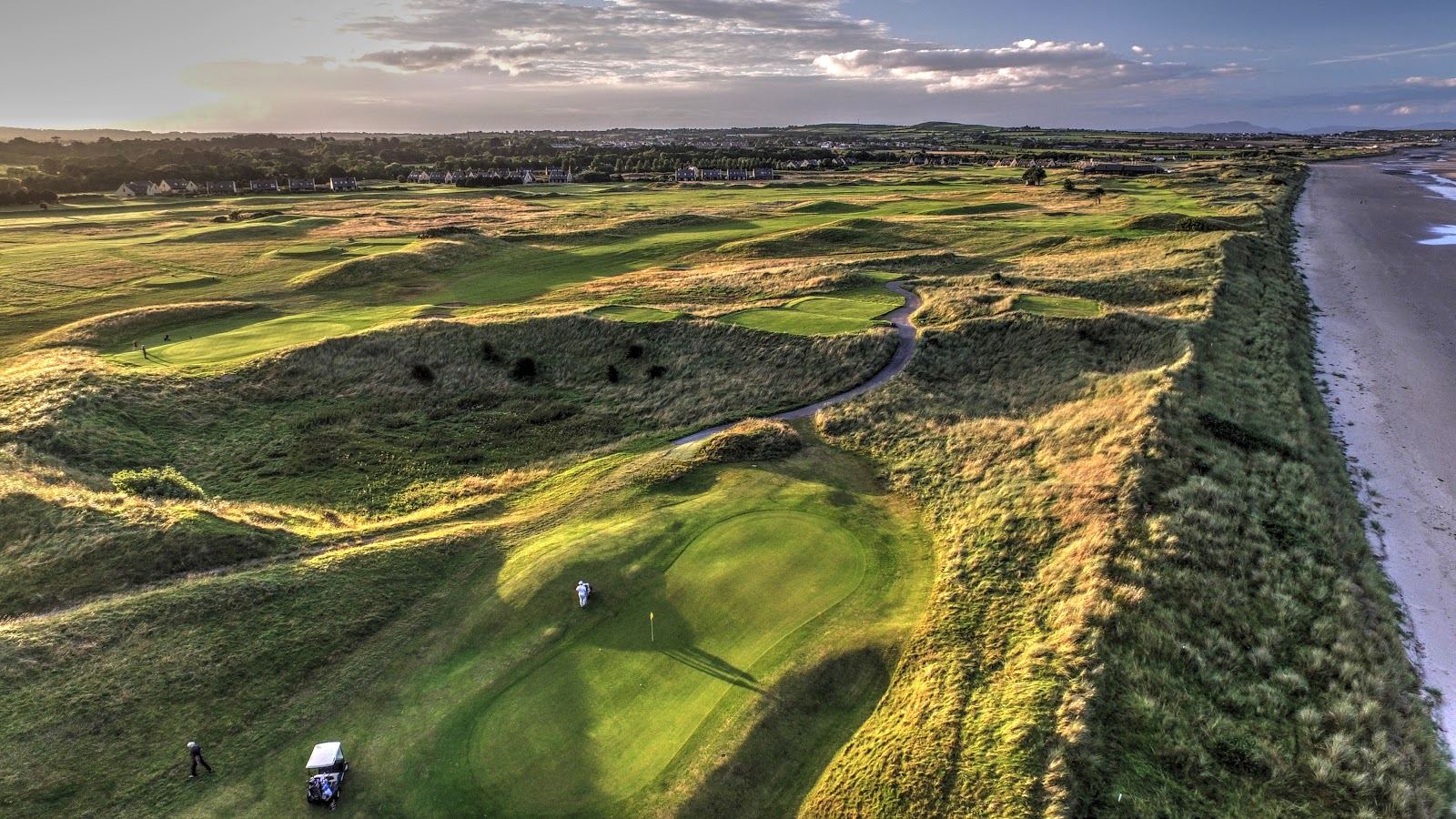 Seapoint Golf Links, links fairways beside the beach at Termonfeckin in County Louth