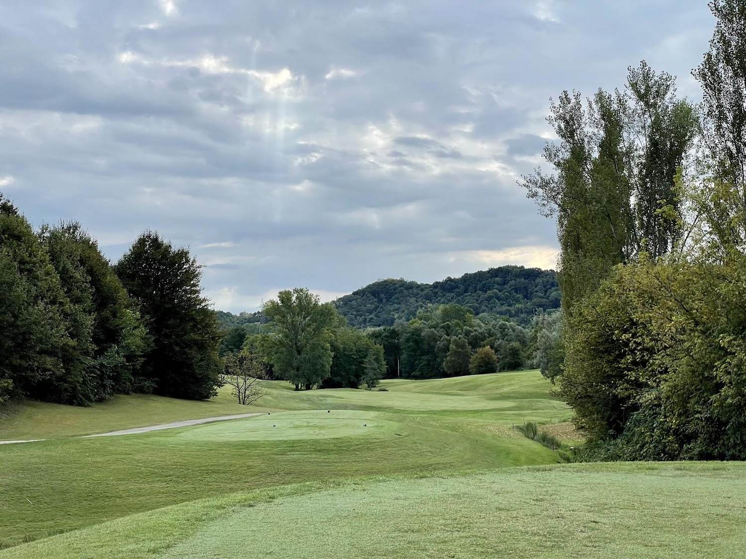Asolo Golf Club, rolling fairways below the Asolo hills in the Veneto, Italy