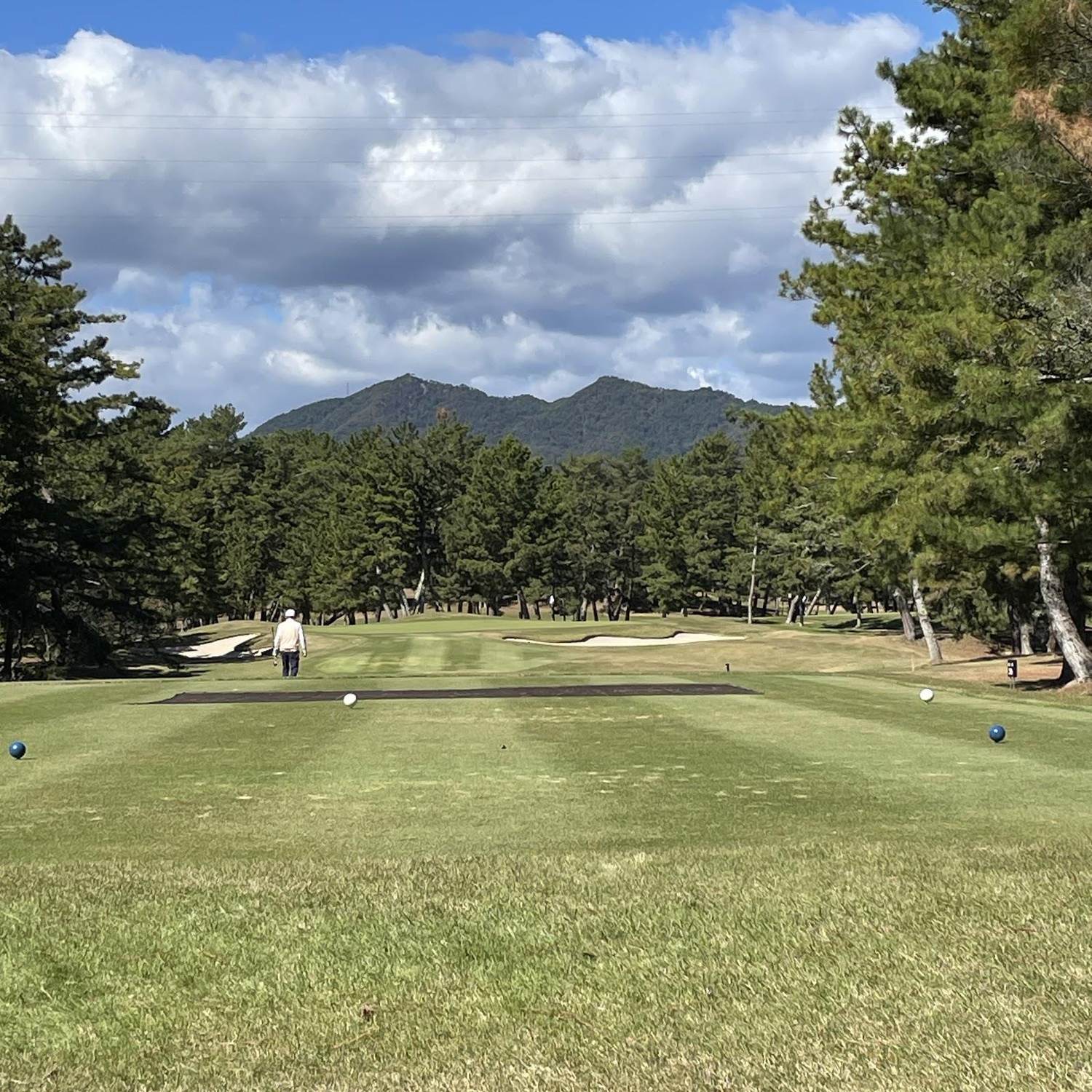 Hiroshima Country Club, parkland fairway and greens in Higashihiroshima, Japan