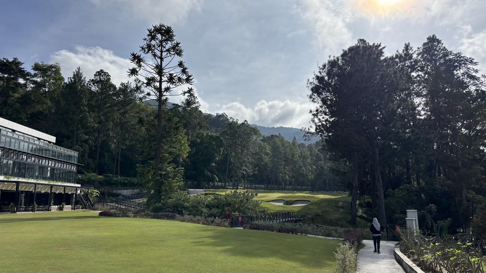 Awana Genting Highlands Golf and Country Resort, mountain fairway in cool highland air above Kuala Lumpur, Malaysia