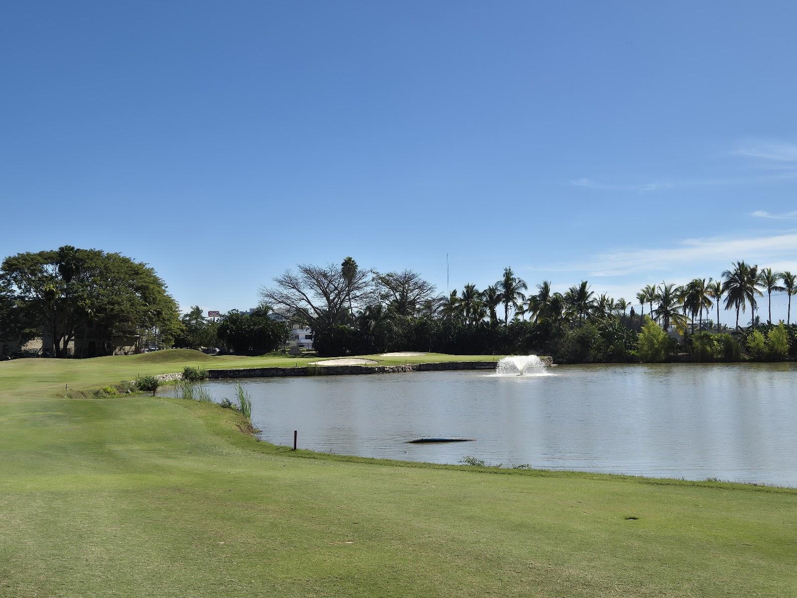 El Tigre Golf Club, water lined fairway at Paradise Village in Nuevo Vallarta, Riviera Nayarit, Mexico