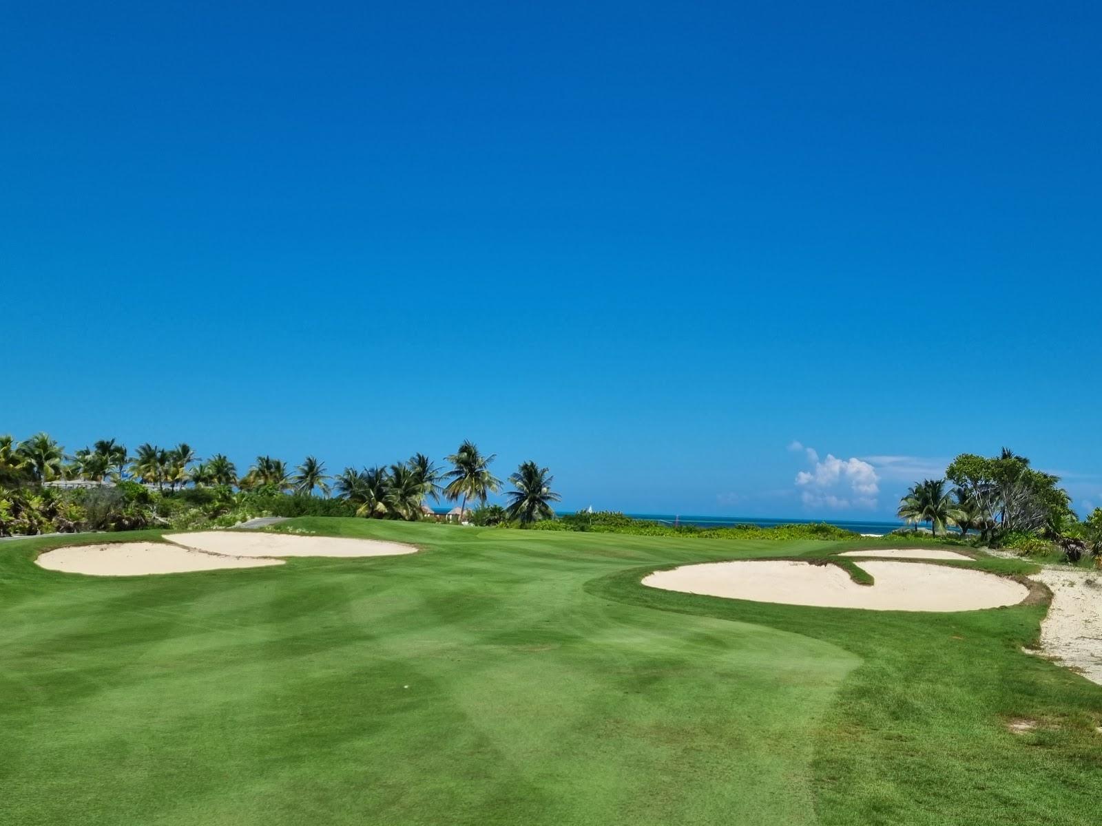 Playa Mujeres Golf Club, the Greg Norman design between the Caribbean Sea and Chacmuchuk Lagoon north of Cancun, Mexico