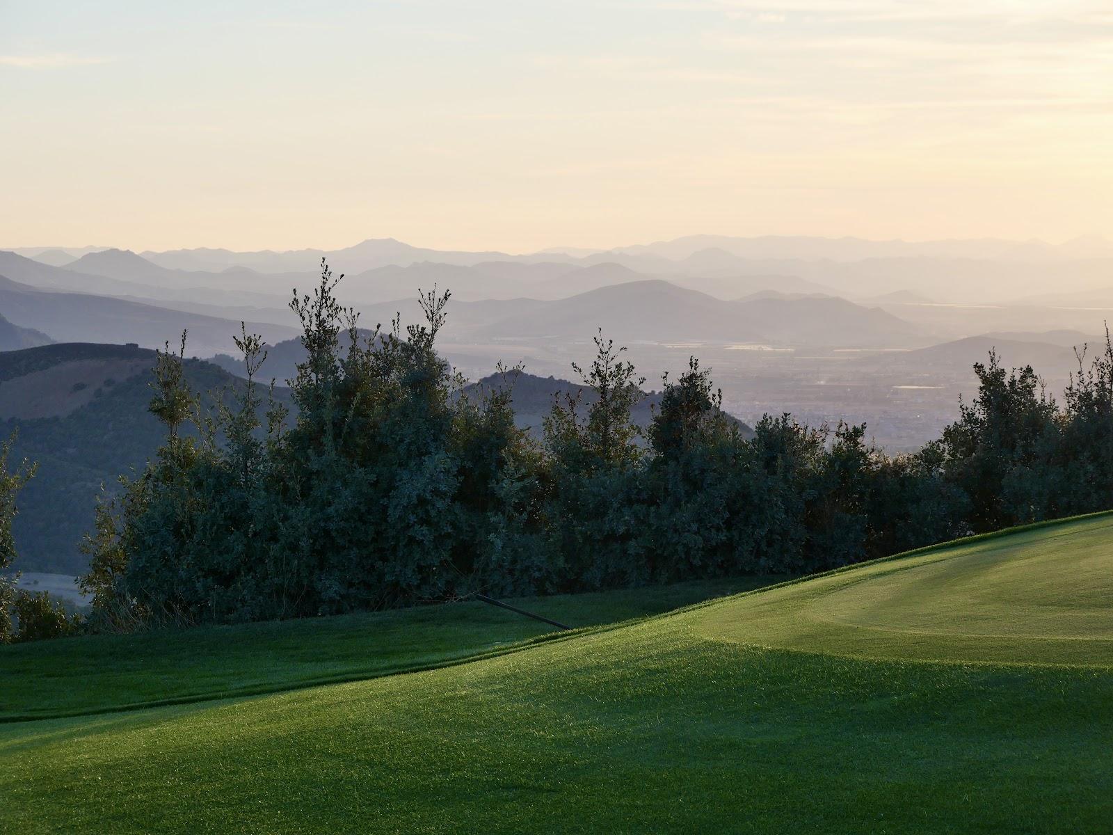 Michlifen Golf and Country Club, mountain fairway among cedars in Ifrane, Morocco