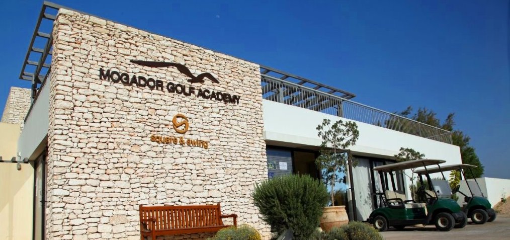 Golf de Mogador, Essaouira, Gary Player fairway running toward the Atlantic dunes, Morocco