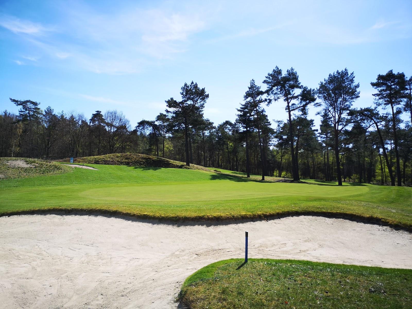 Rosendaelsche Golf Club, fairway running through wooded heathland on the Delhuyzen estate near Arnhem, Netherlands