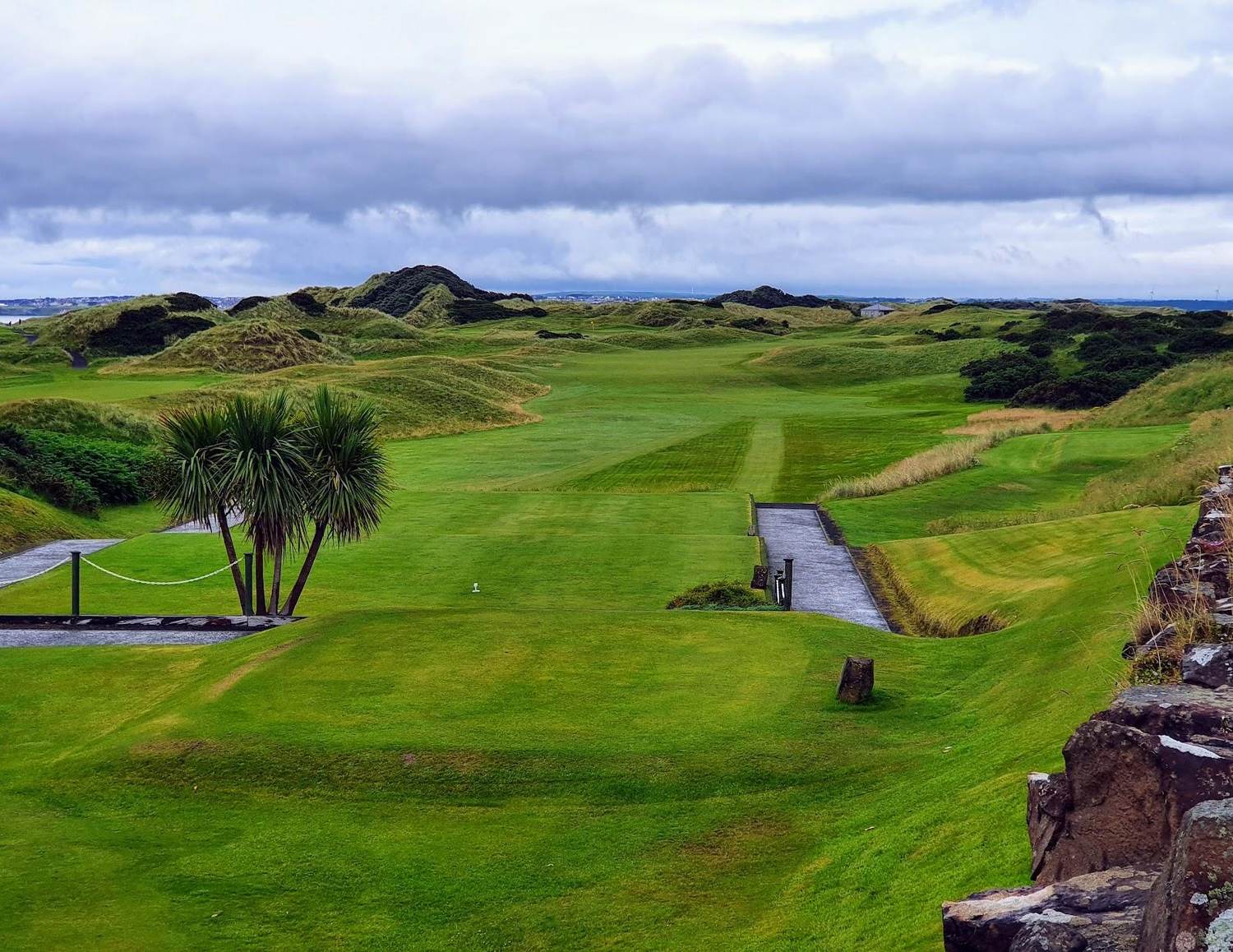 Castlerock Golf Club, the Mussenden links among sand dunes on the north coast of Northern Ireland
