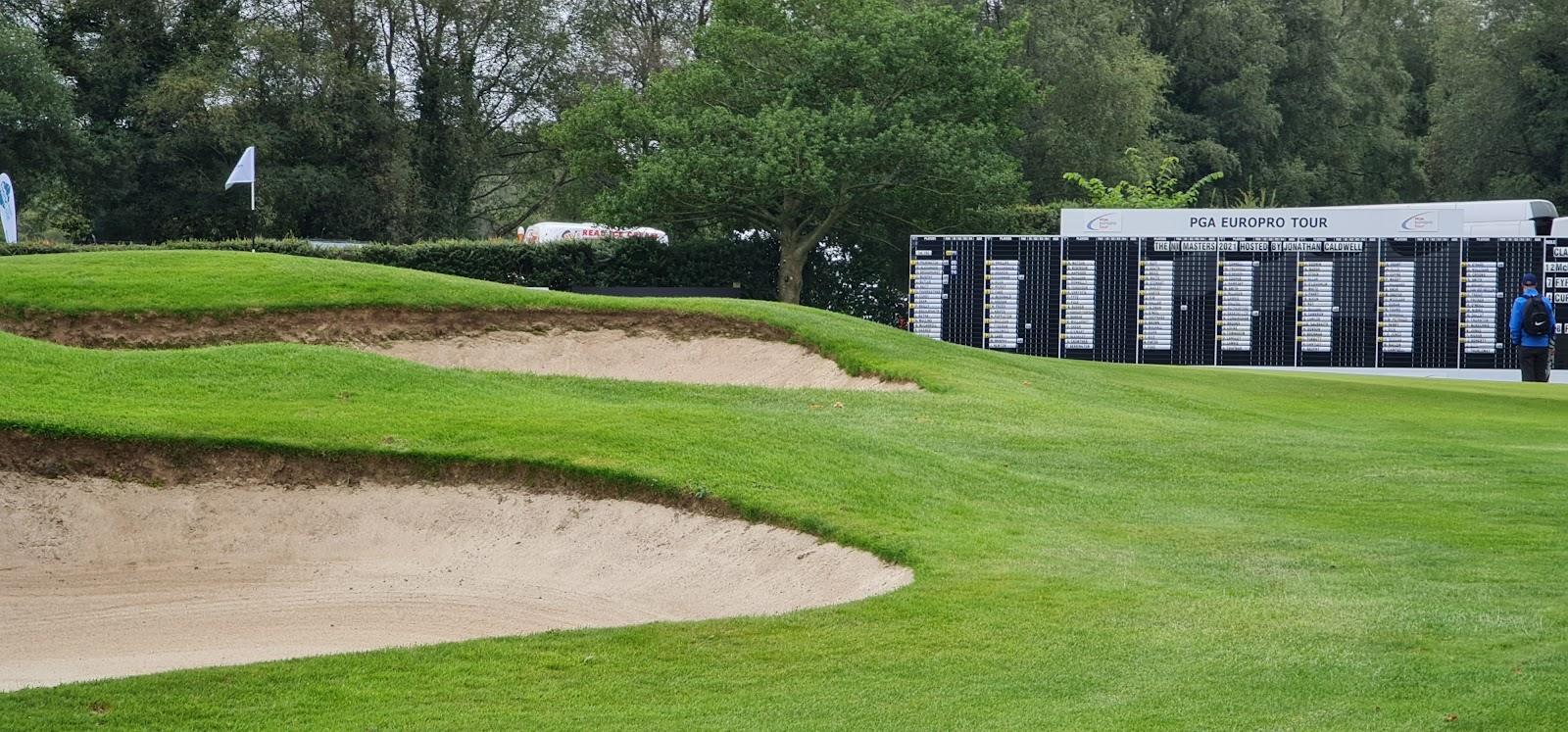 Clandeboye Golf Club Dufferin Course, parkland and heath fairway near Bangor, Northern Ireland