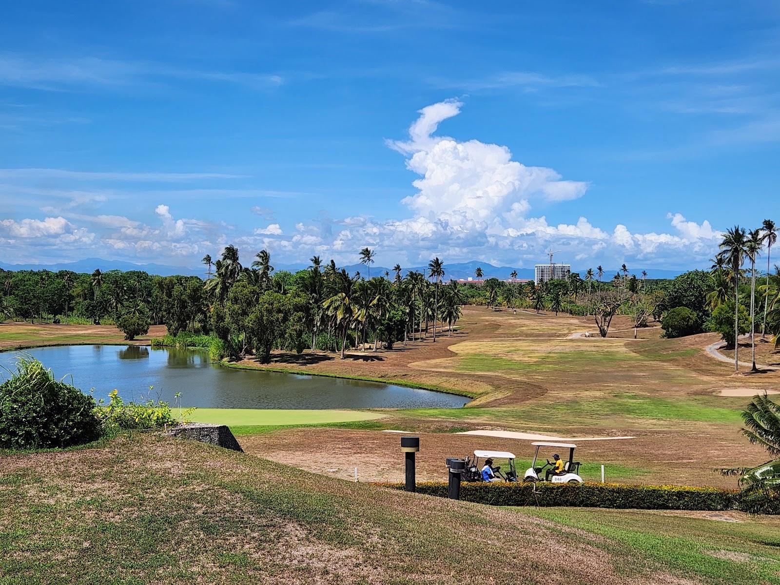 Canlubang Golf and Country Club, rolling fairway and ravine country in Laguna, Philippines