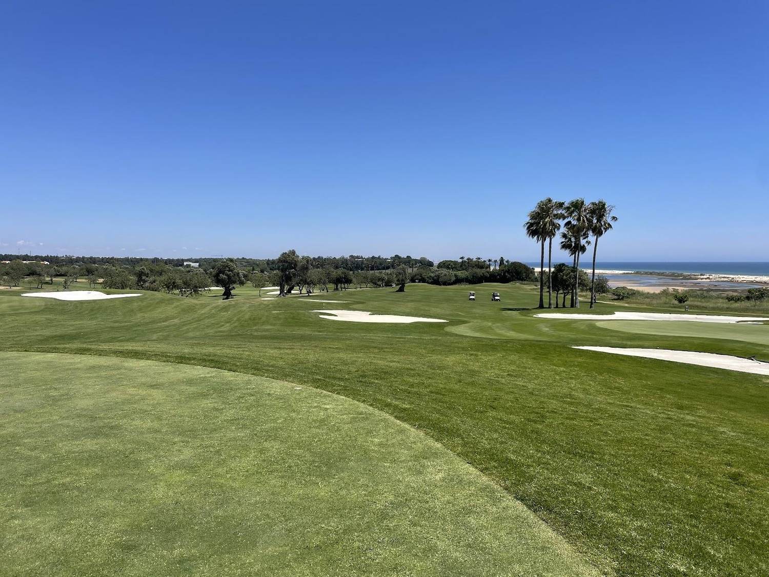 Quinta de Cima golf course beside the Ria Formosa nature reserve in the eastern Algarve, Portugal