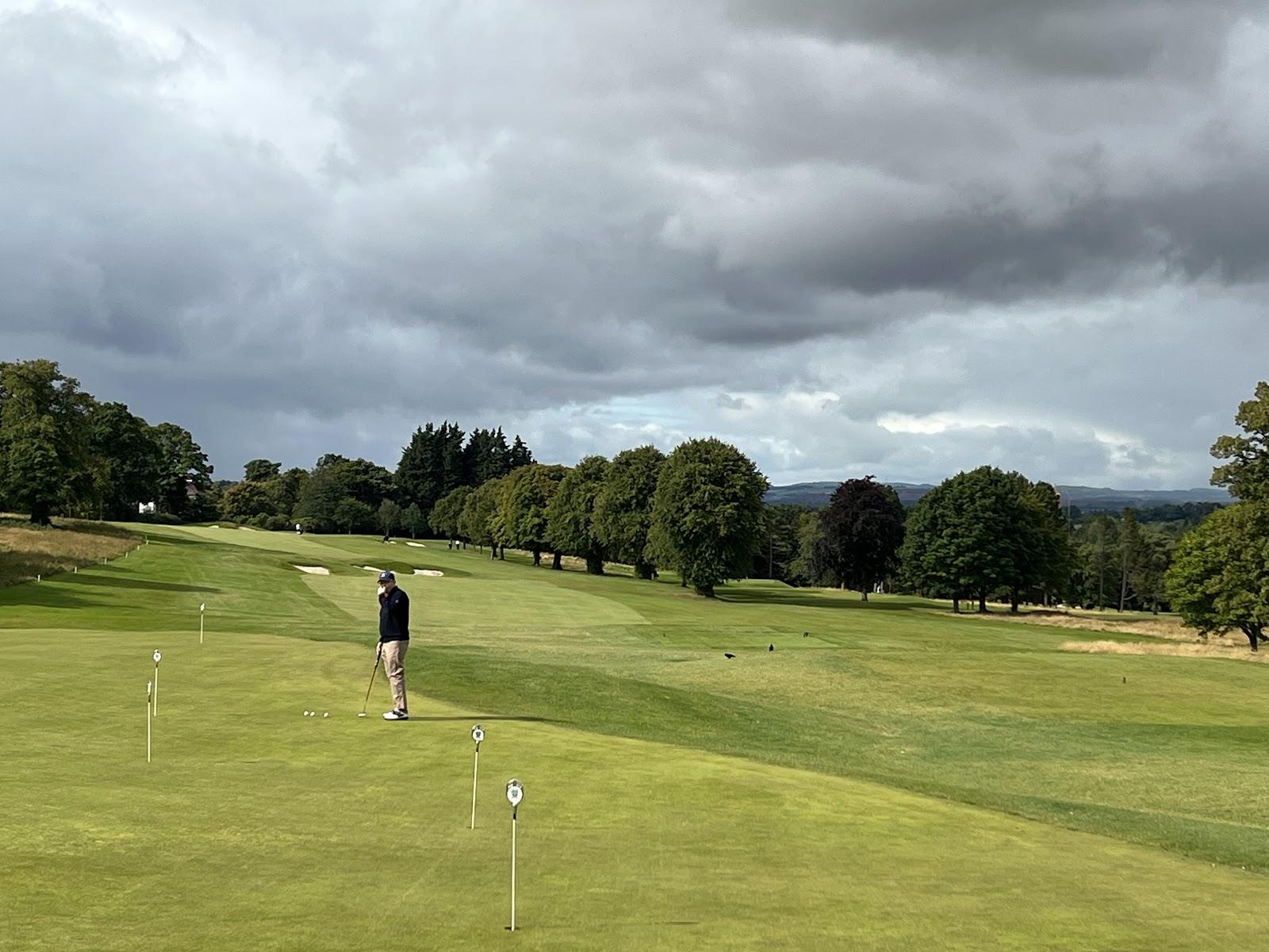 Bruntsfield Links Golfing Society, mature parkland fairways and greens at Barnton on the western edge of Edinburgh, Scotland