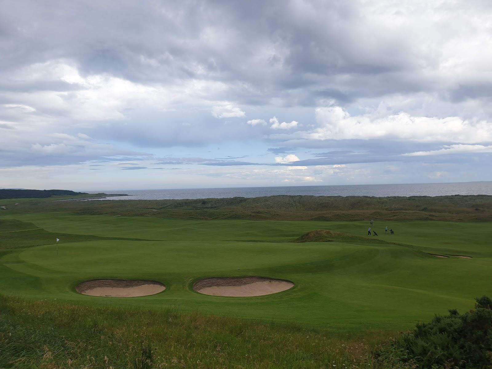 Royal Dornoch Struie Course, links fairway running toward the Dornoch Firth, Sutherland, Scotland