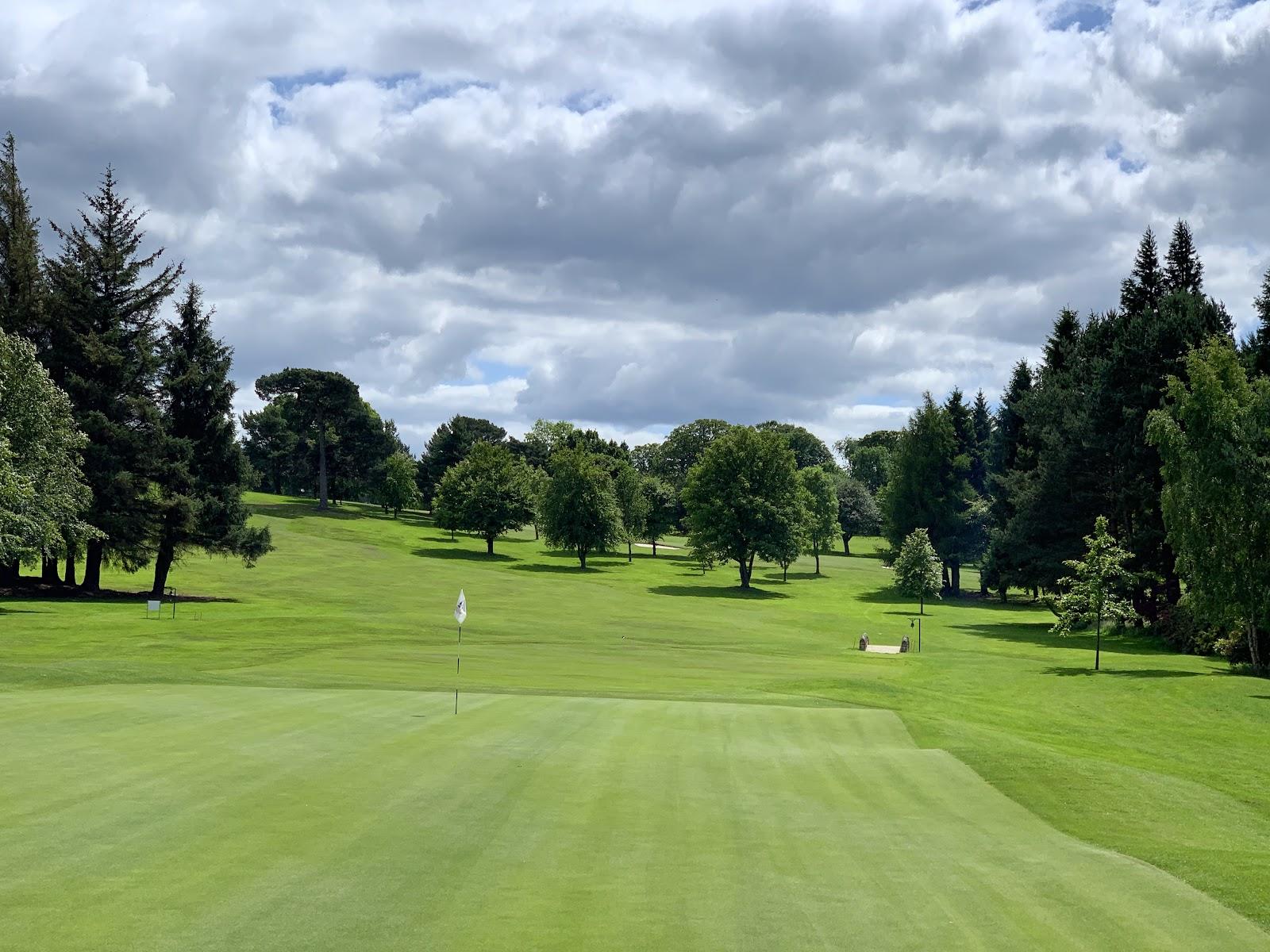Royal Burgess Golfing Society of Edinburgh, mature tree lined parkland fairways at Barnton