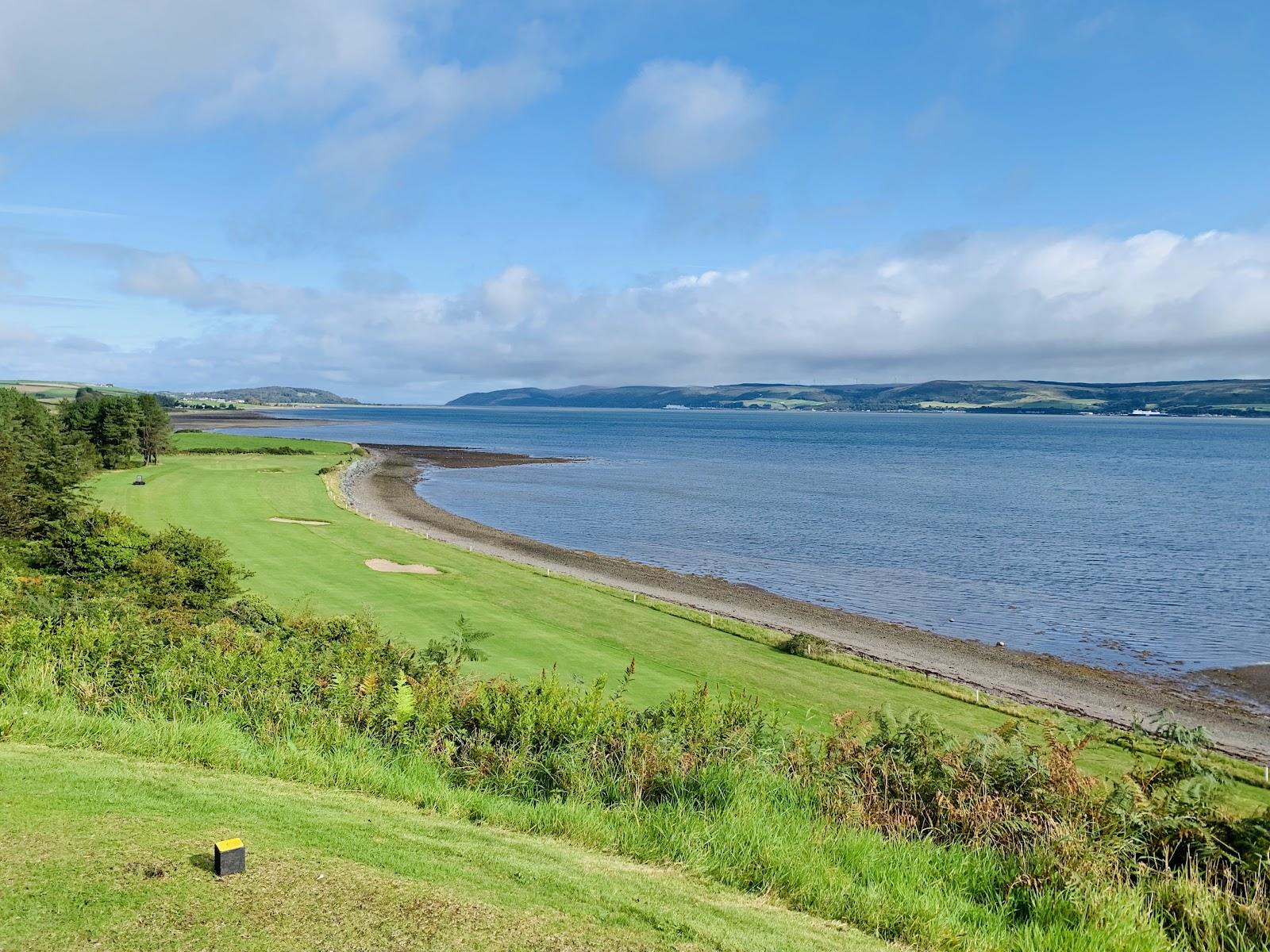 Stranraer Golf Club at Creachmore, undulating parkland fairways above Loch Ryan with views to Ailsa Craig, Dumfries and Galloway Scotland