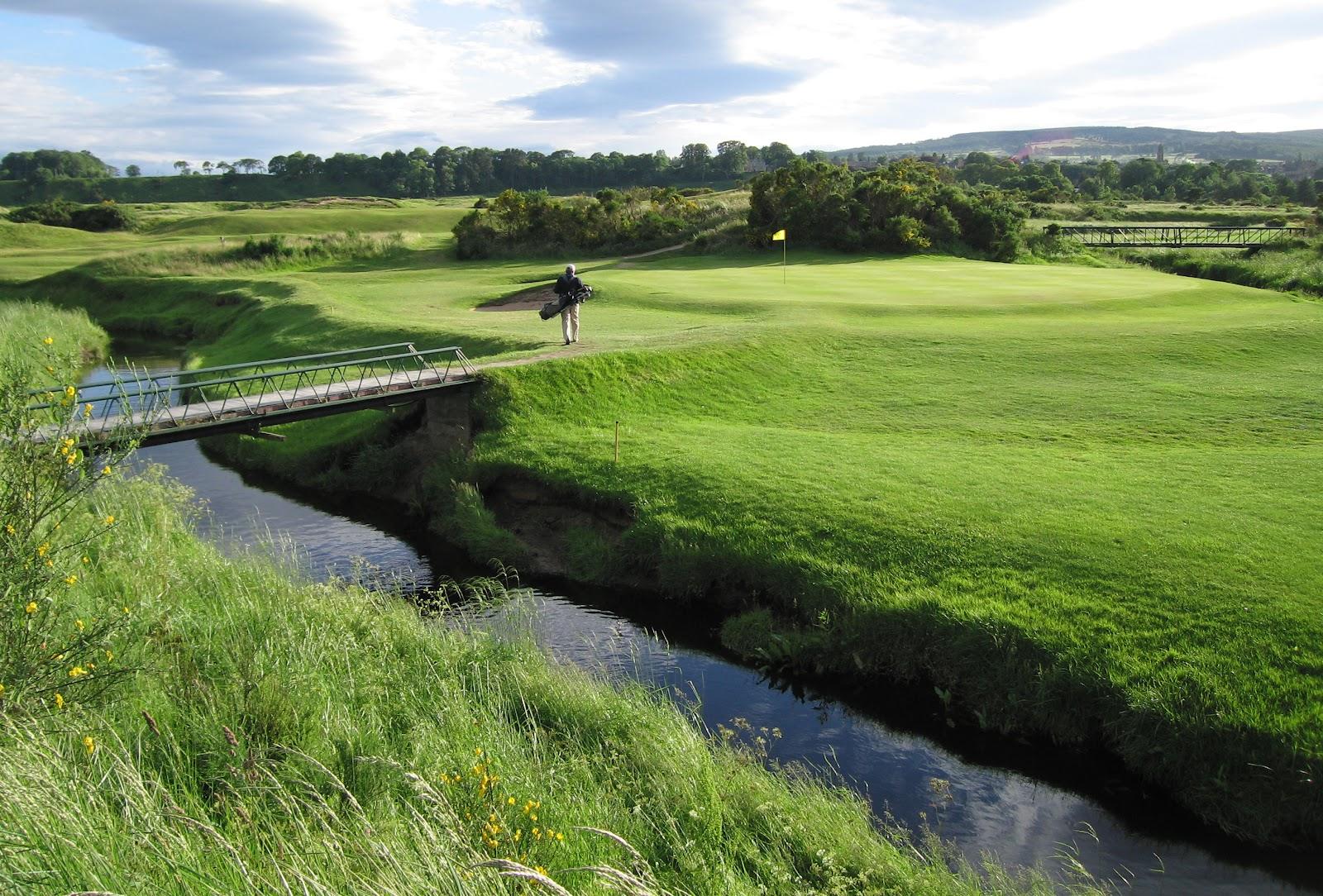 Tain Golf Club, an Old Tom Morris links beside the Dornoch Firth in the Scottish Highlands