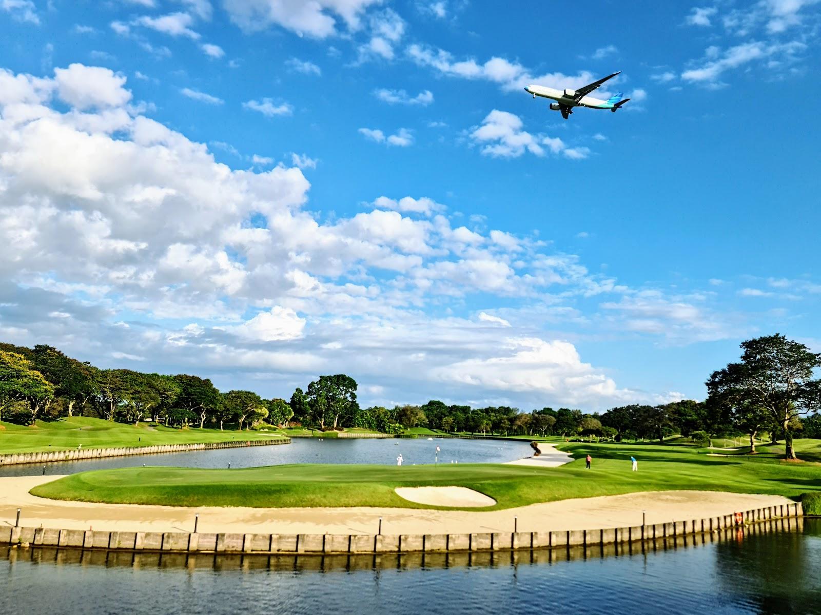 Laguna National, The Classic Course, rolling Dye design fairway and deep bunkering near Changi, Singapore
