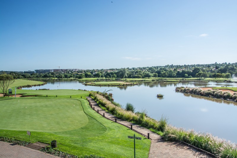 Centurion Country Club, parkland and water golf course in a residential estate in Centurion, Gauteng, South Africa