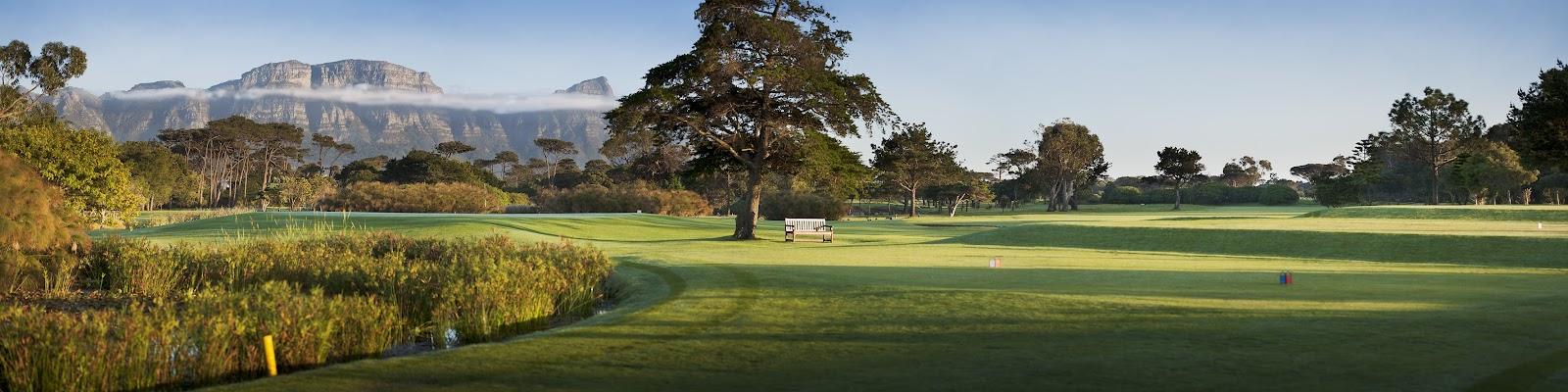 Royal Cape Golf Club, mature parkland fairways in Wynberg below the Constantiaberg, Cape Town