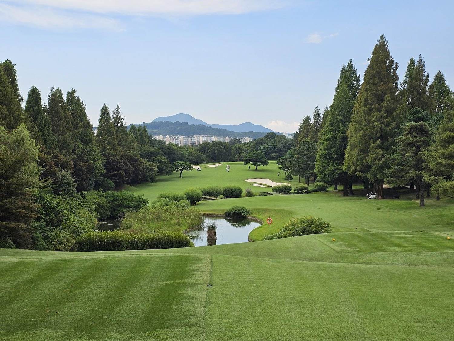 Anyang Country Club, mature parkland fairways and manicured greens near Seoul, South Korea